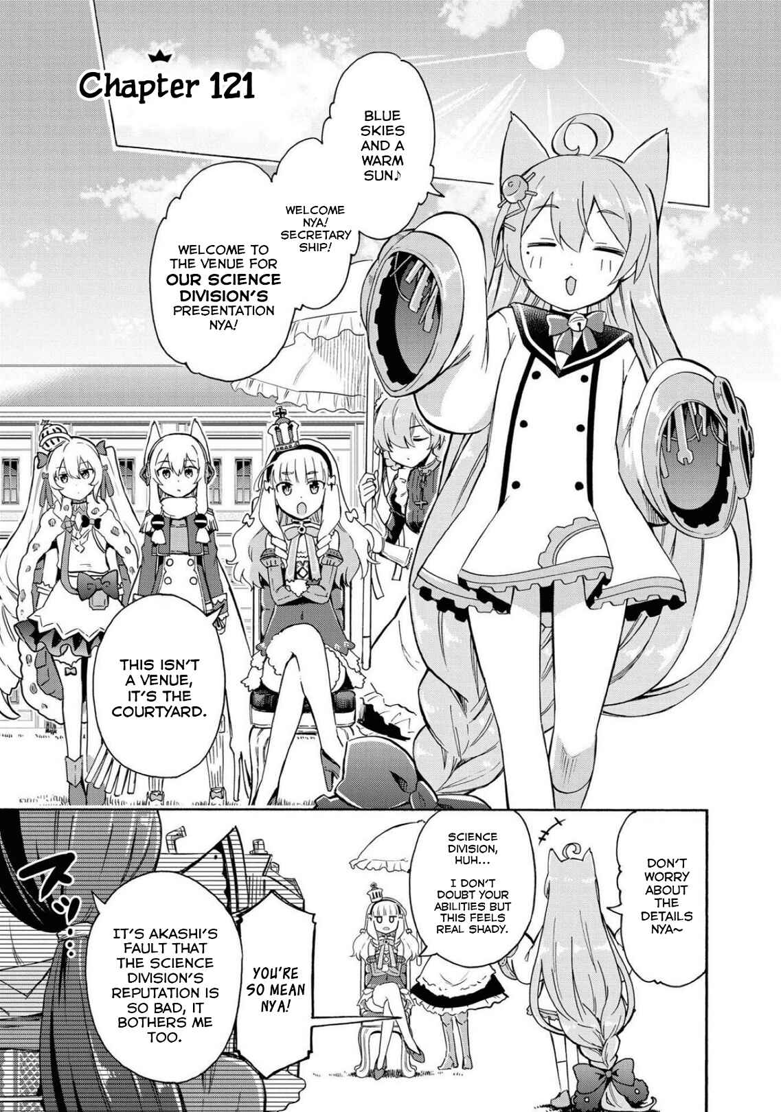 Page 1 Chapter 121 Azur Lane: Queens Orders