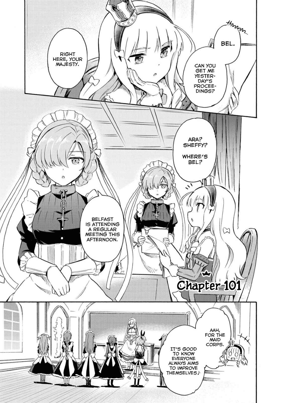 Page 1 Chapter 101 Azur Lane: Queens Orders