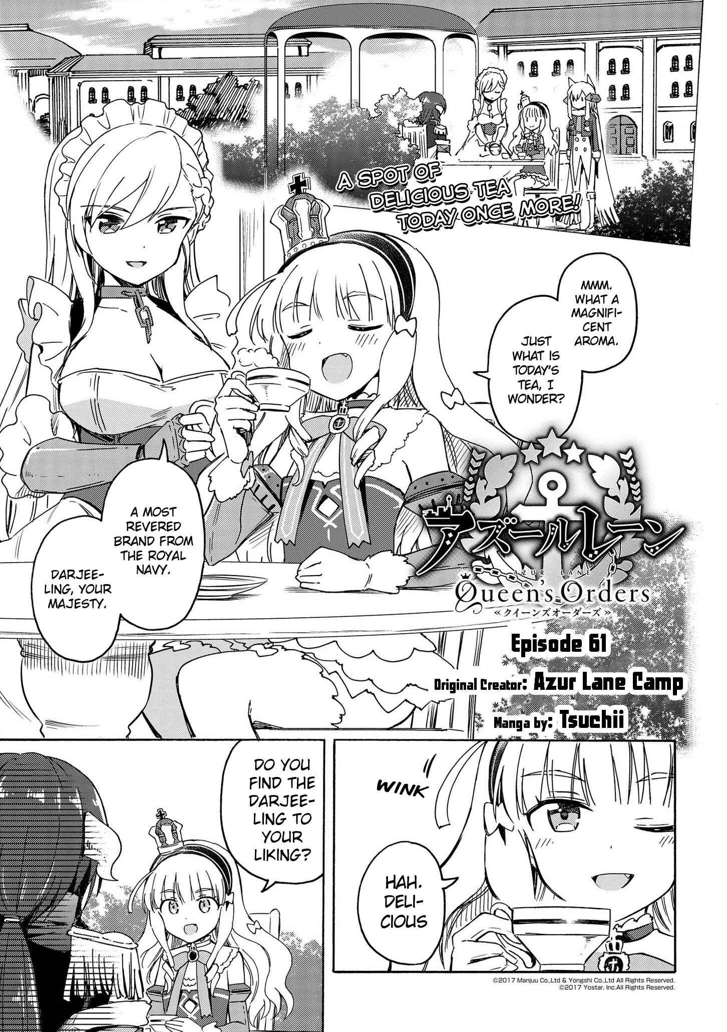Page 1 Chapter 61 Azur Lane: Queens Orders