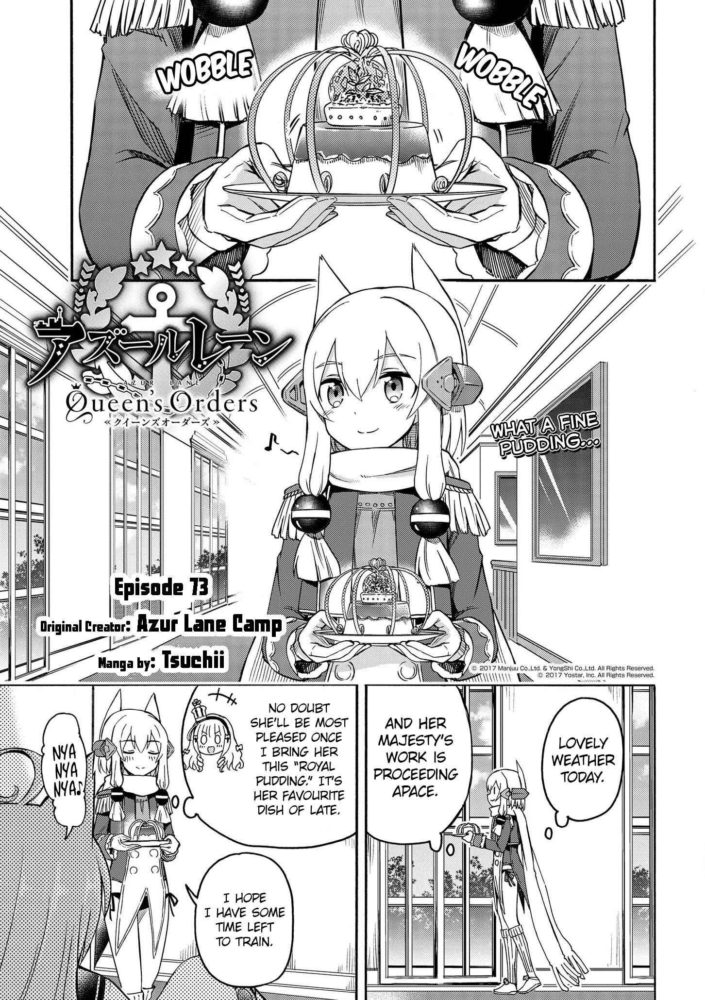Page 1 Chapter 73 Azur Lane: Queens Orders