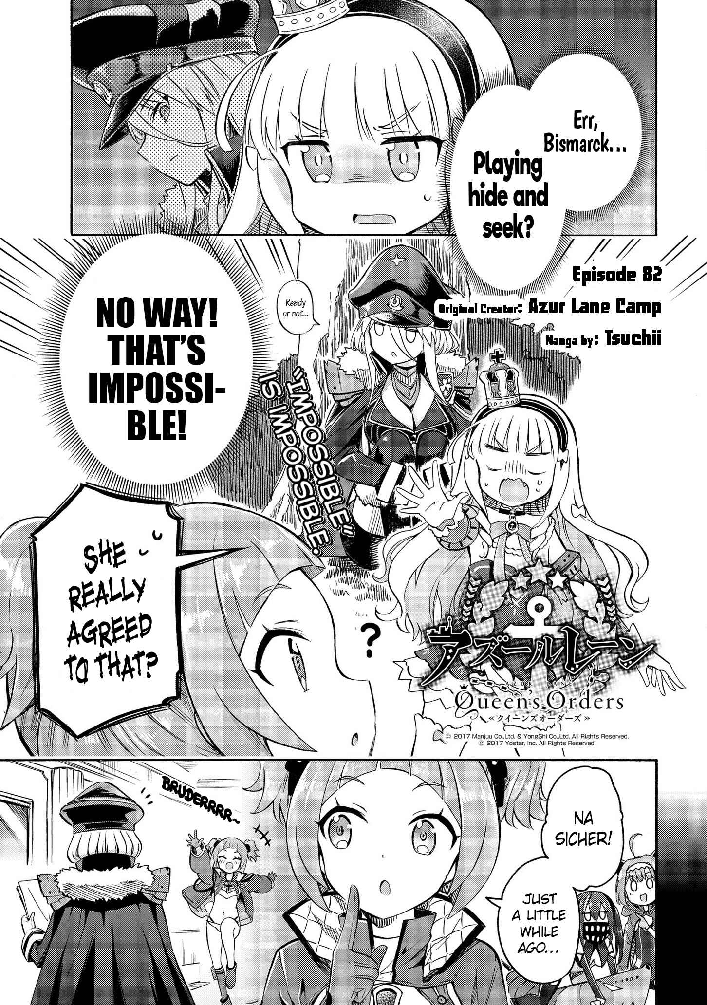 Page 1 Chapter 82 Azur Lane: Queens Orders
