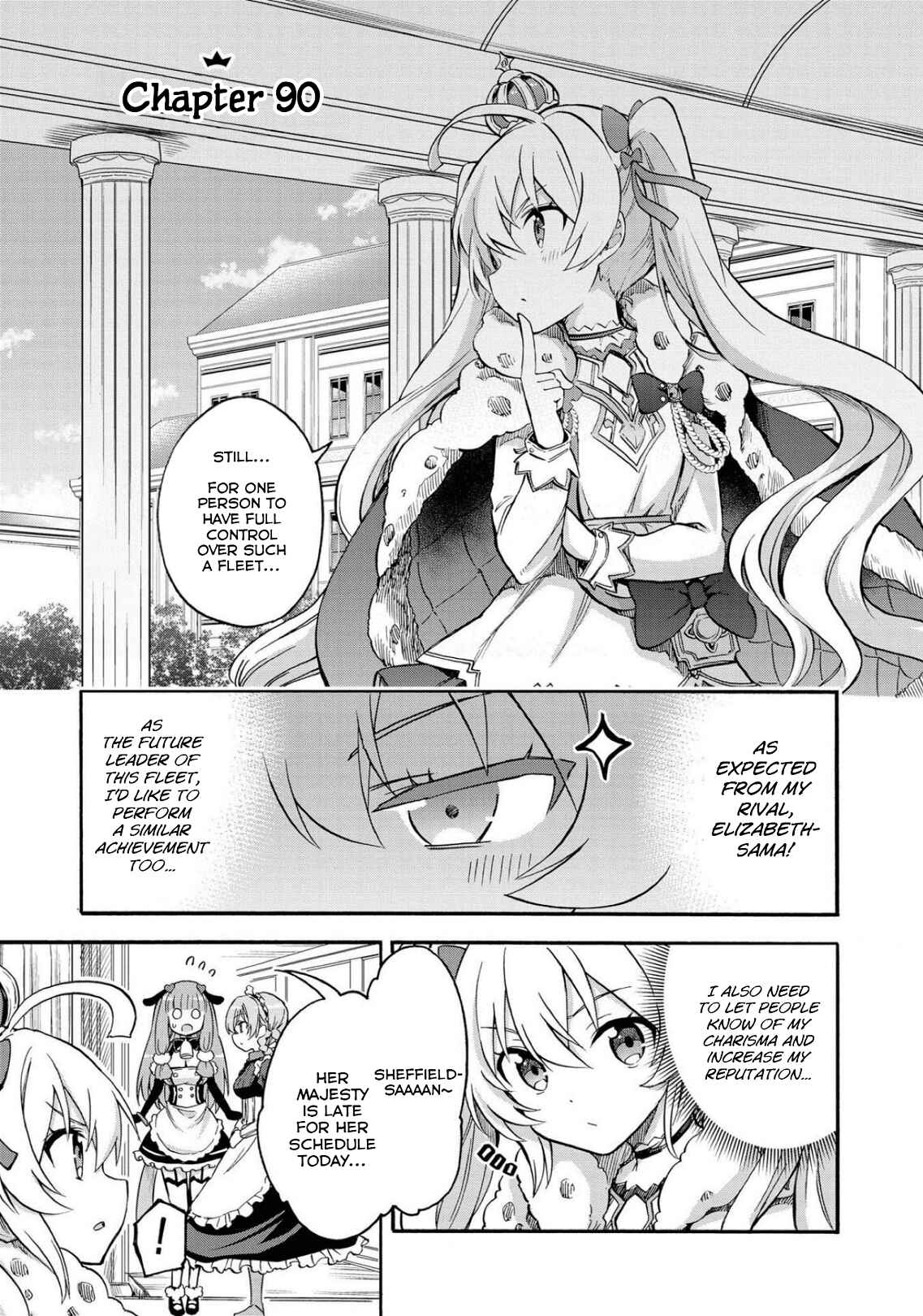 Page 1 Chapter 90 Azur Lane: Queens Orders