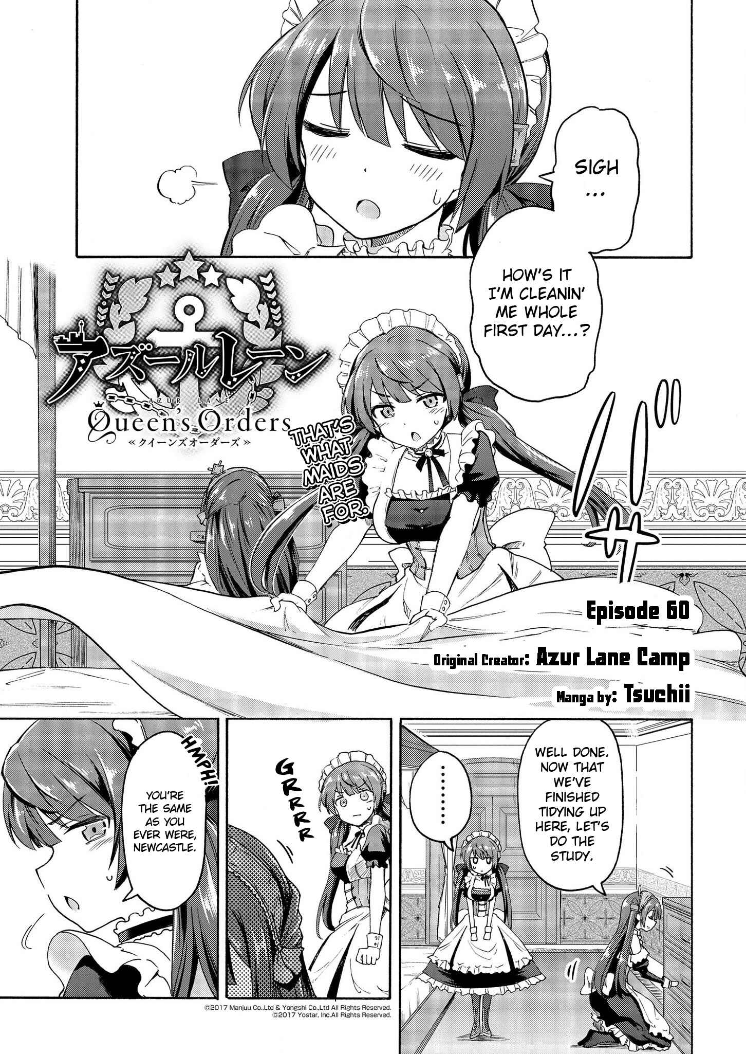 Page 1 Chapter 60 Azur Lane: Queens Orders