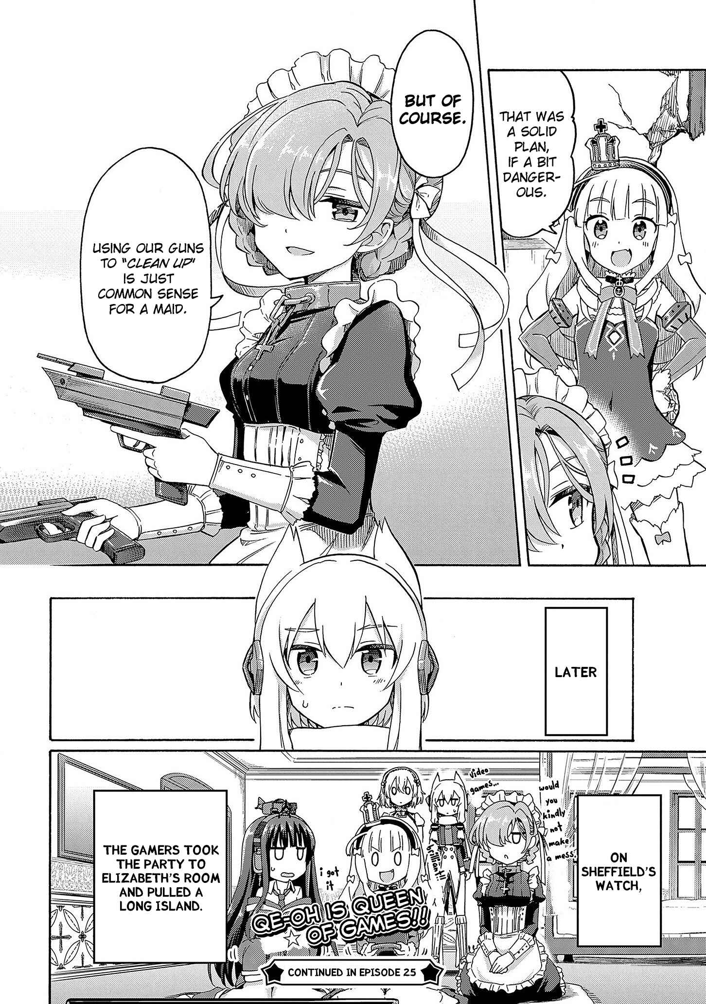 Page 4 Chapter 24 Azur Lane: Queens Orders