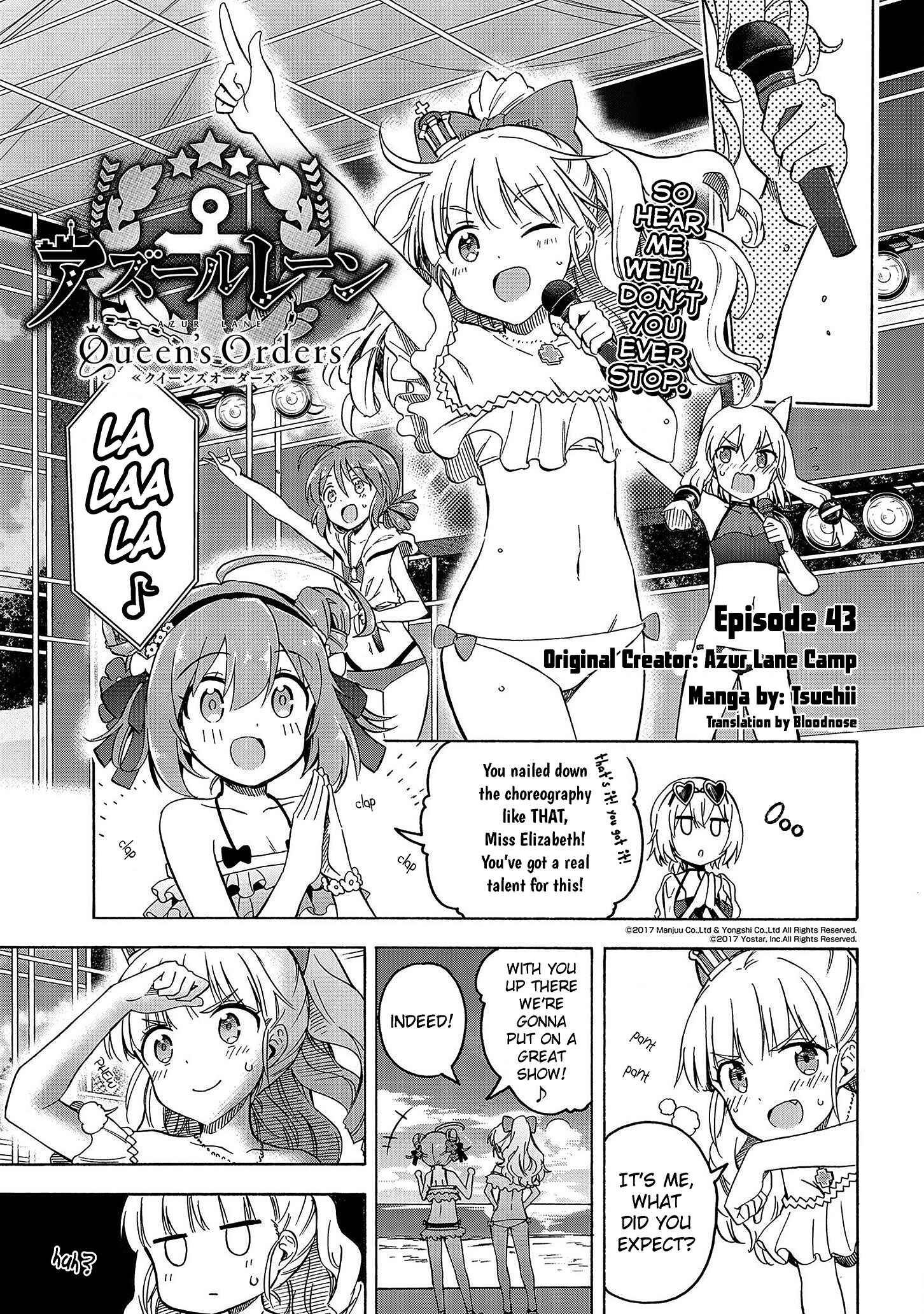 Page 1 Chapter 43 Azur Lane: Queens Orders