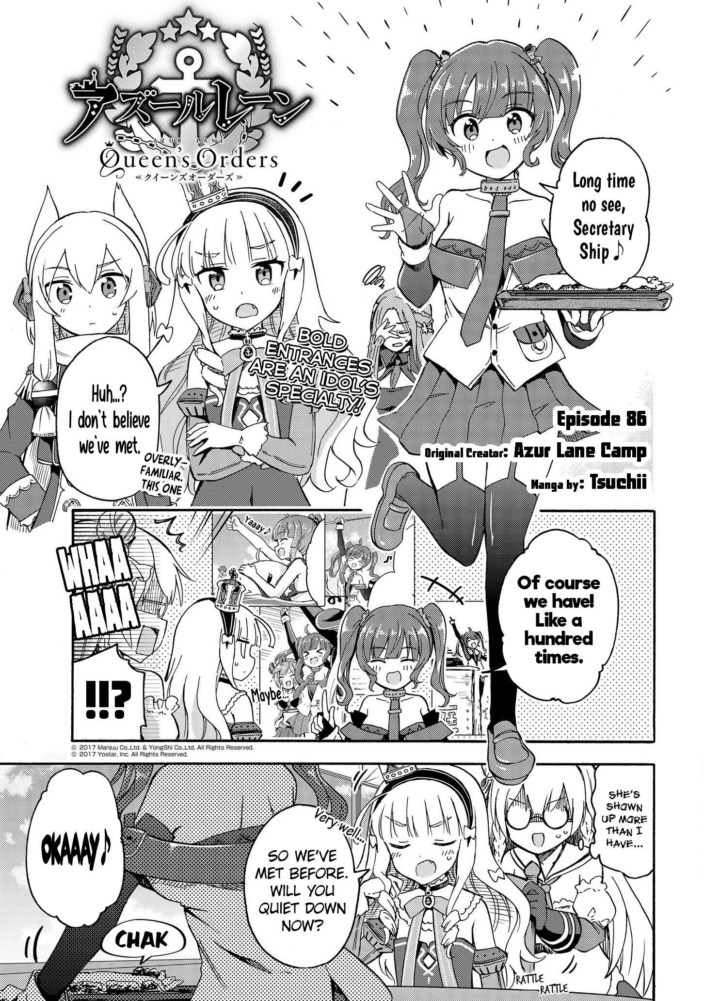 Page 1 Chapter 86 Azur Lane: Queens Orders