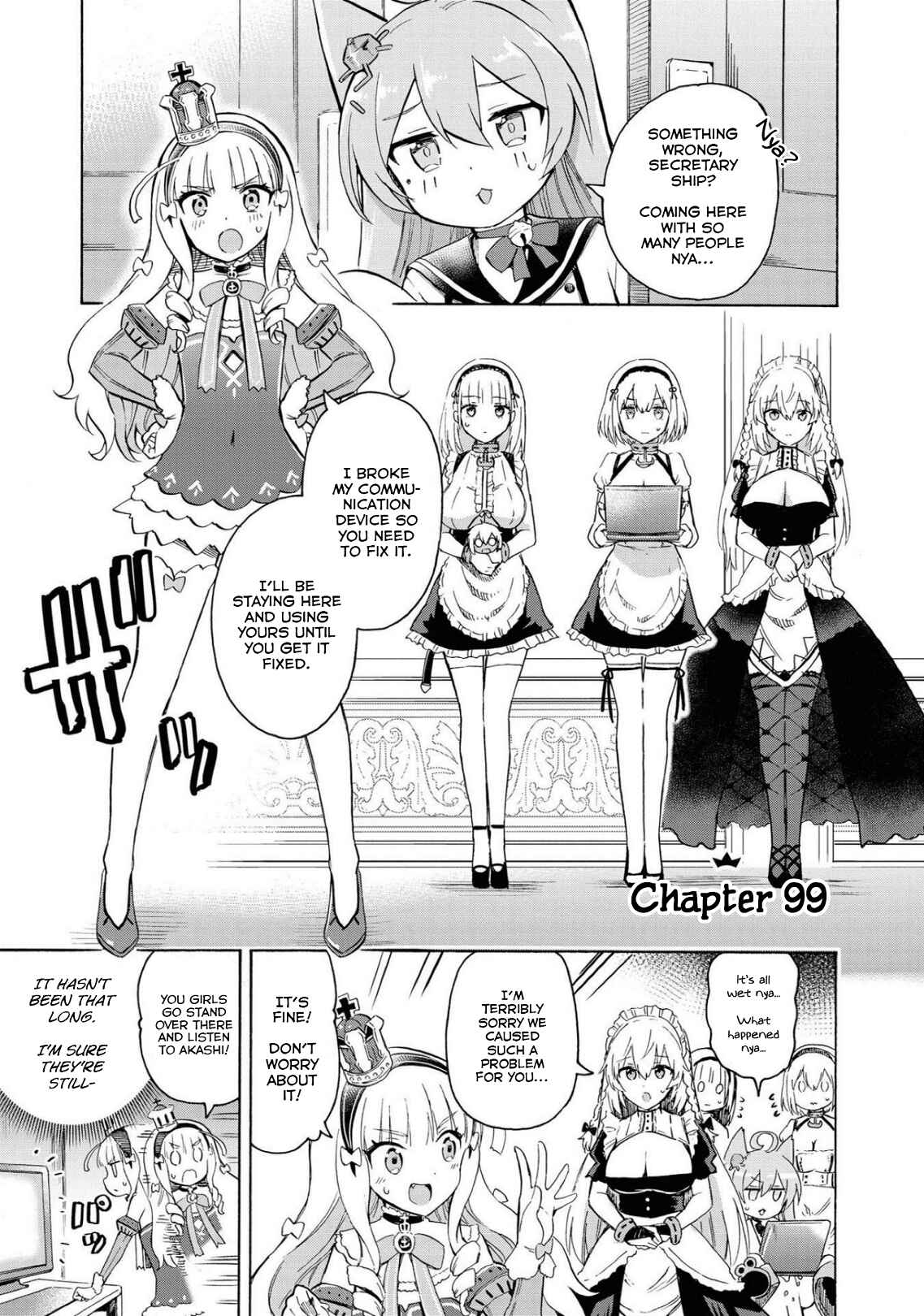 Page 1 Chapter 99 Azur Lane: Queens Orders