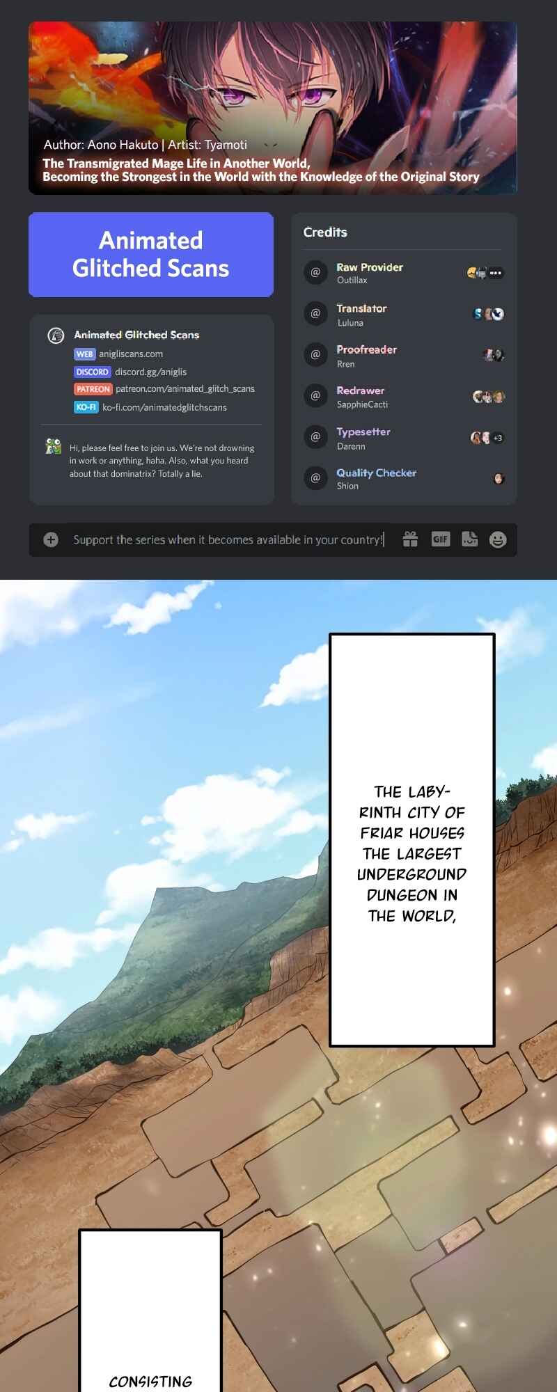 Page 1 Chapter 29 The Transmigrated Mage Life in Another World, Becoming the Strongest in the World with the Knowledge of the Original Story