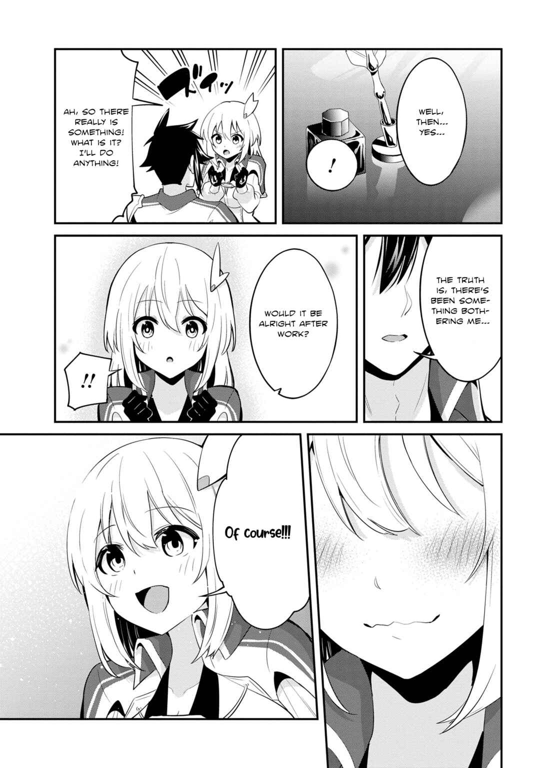 Page 9 Chapter 27 Seikishi ni Natta kedo Danchou no Oppai ga Sugosugite Kokoro ga Kiyomerarenai