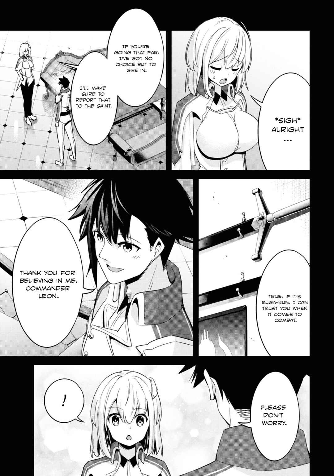 Page 3 Chapter 8 Seikishi ni Natta kedo Danchou no Oppai ga Sugosugite Kokoro ga Kiyomerarenai