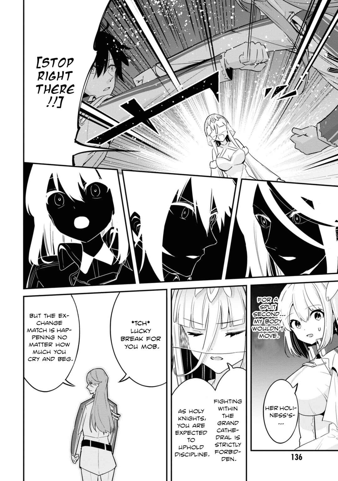 Page 14 Chapter 6 Seikishi ni Natta kedo Danchou no Oppai ga Sugosugite Kokoro ga Kiyomerarenai