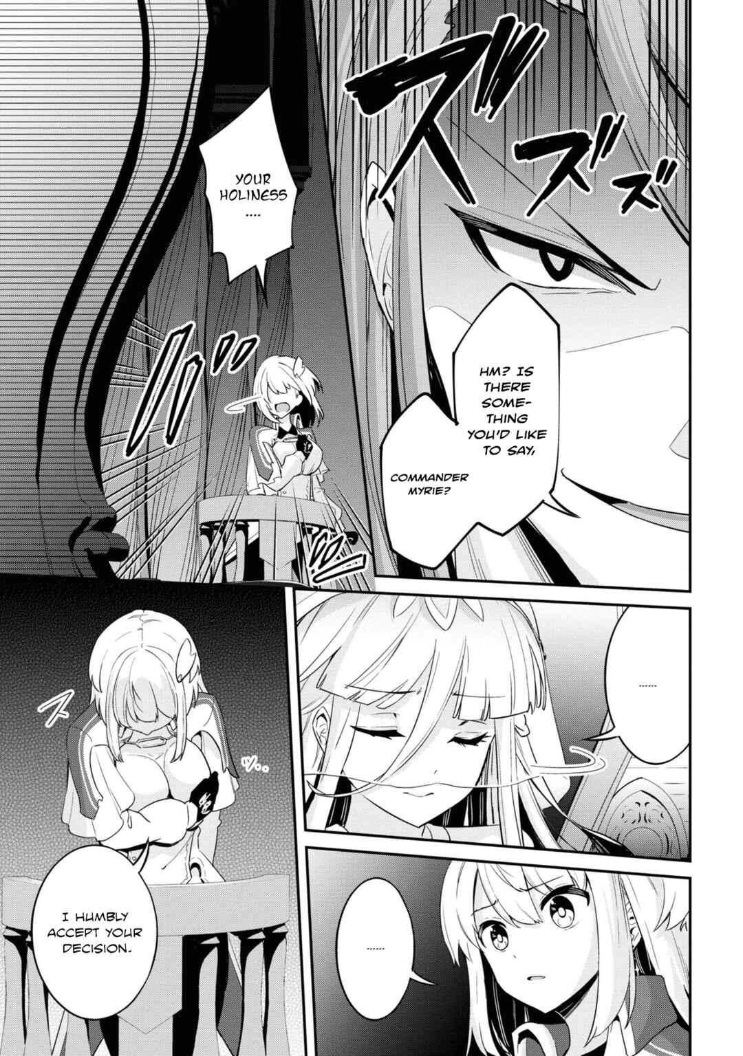 Page 9 Chapter 6 Seikishi ni Natta kedo Danchou no Oppai ga Sugosugite Kokoro ga Kiyomerarenai