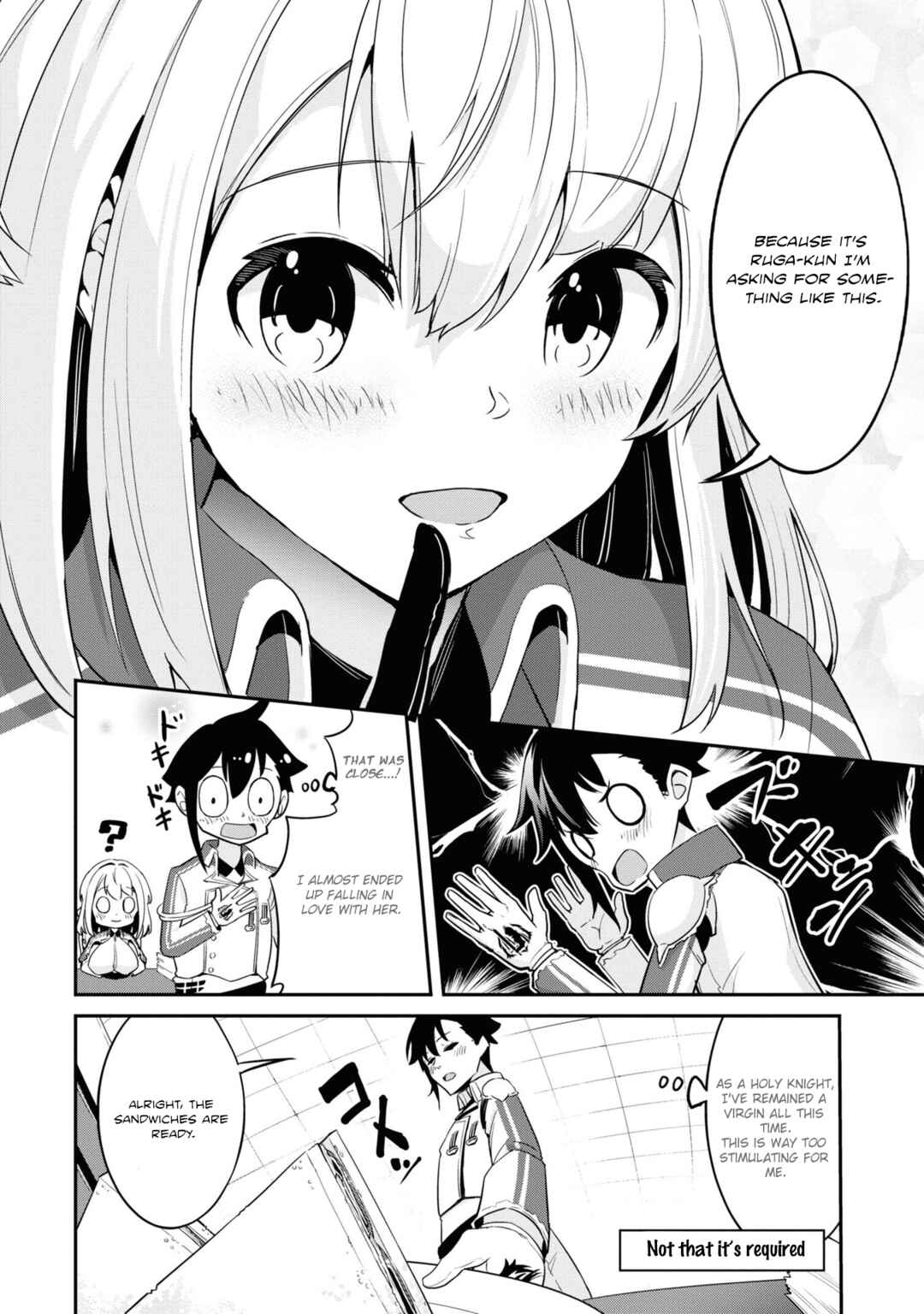 Page 15 Chapter 4 Seikishi ni Natta kedo Danchou no Oppai ga Sugosugite Kokoro ga Kiyomerarenai