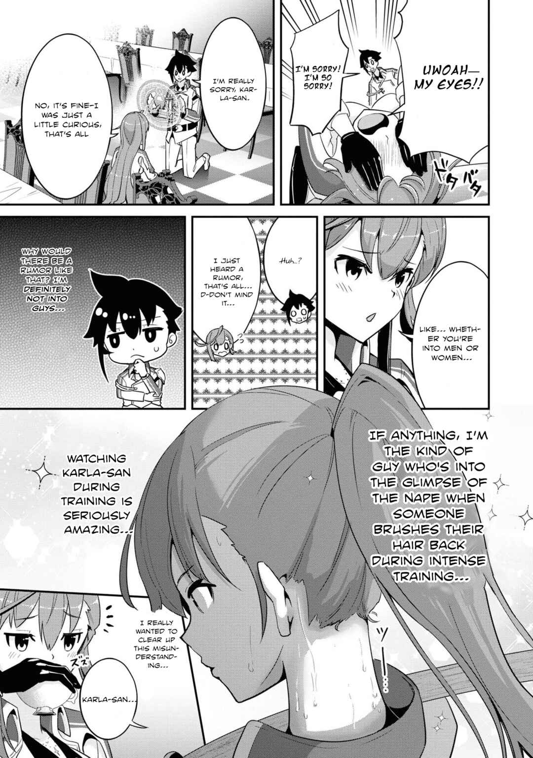 Page 7 Chapter 4 Seikishi ni Natta kedo Danchou no Oppai ga Sugosugite Kokoro ga Kiyomerarenai