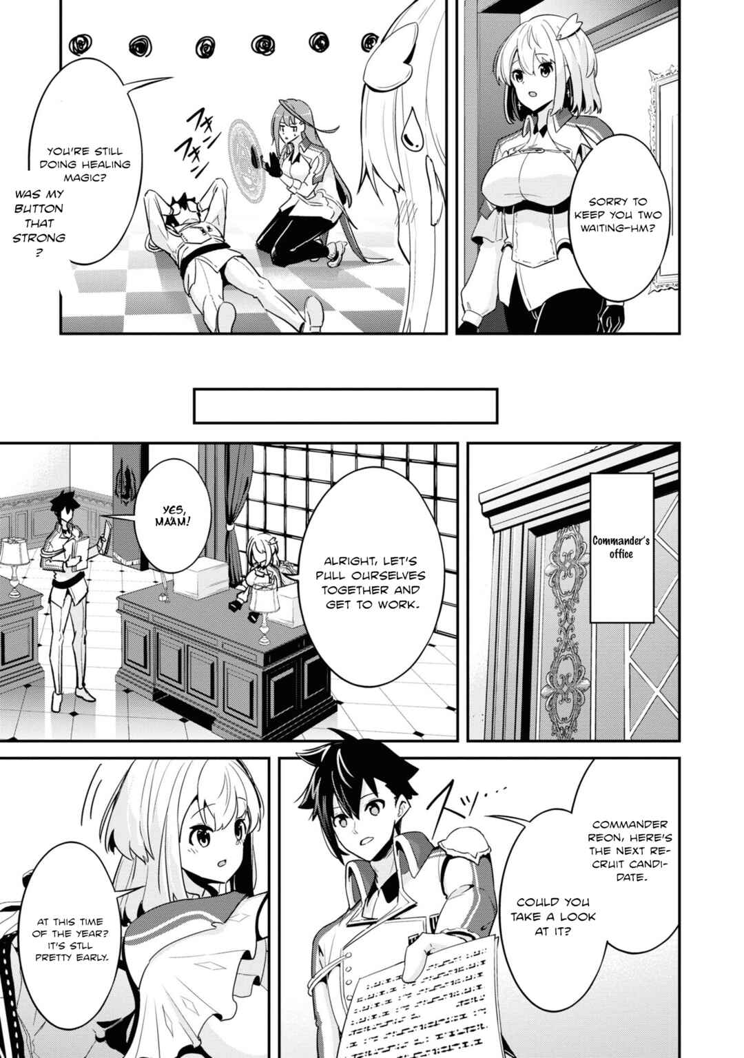 Page 9 Chapter 4 Seikishi ni Natta kedo Danchou no Oppai ga Sugosugite Kokoro ga Kiyomerarenai