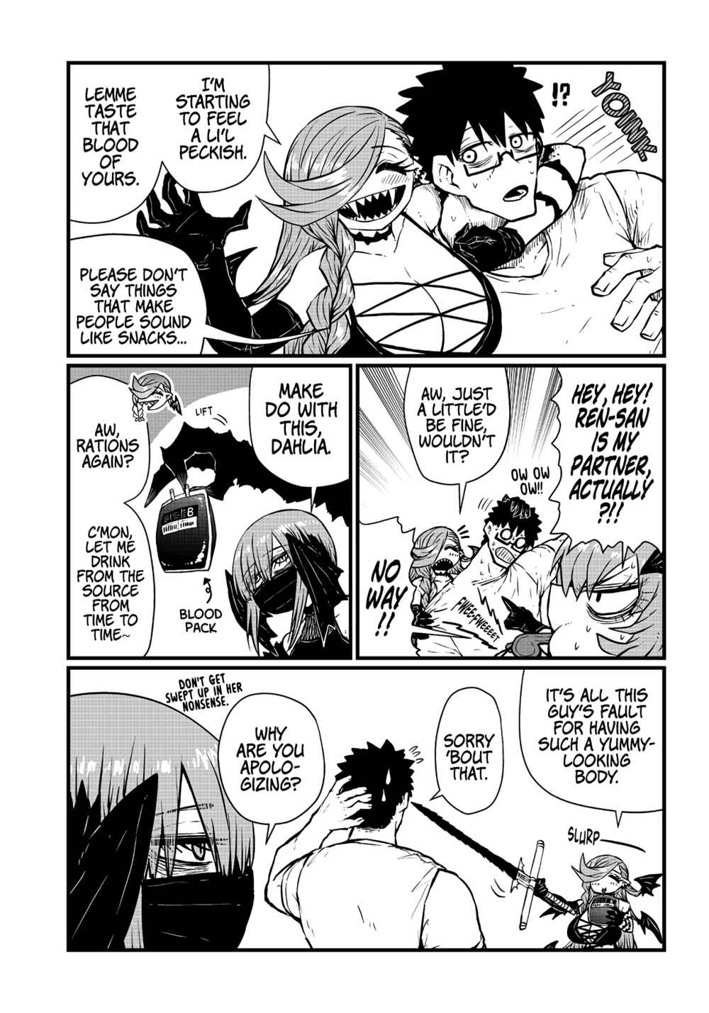 Page 4 Chapter 9 Please Give Me Your Blood, I Will Serve You in Gratitude