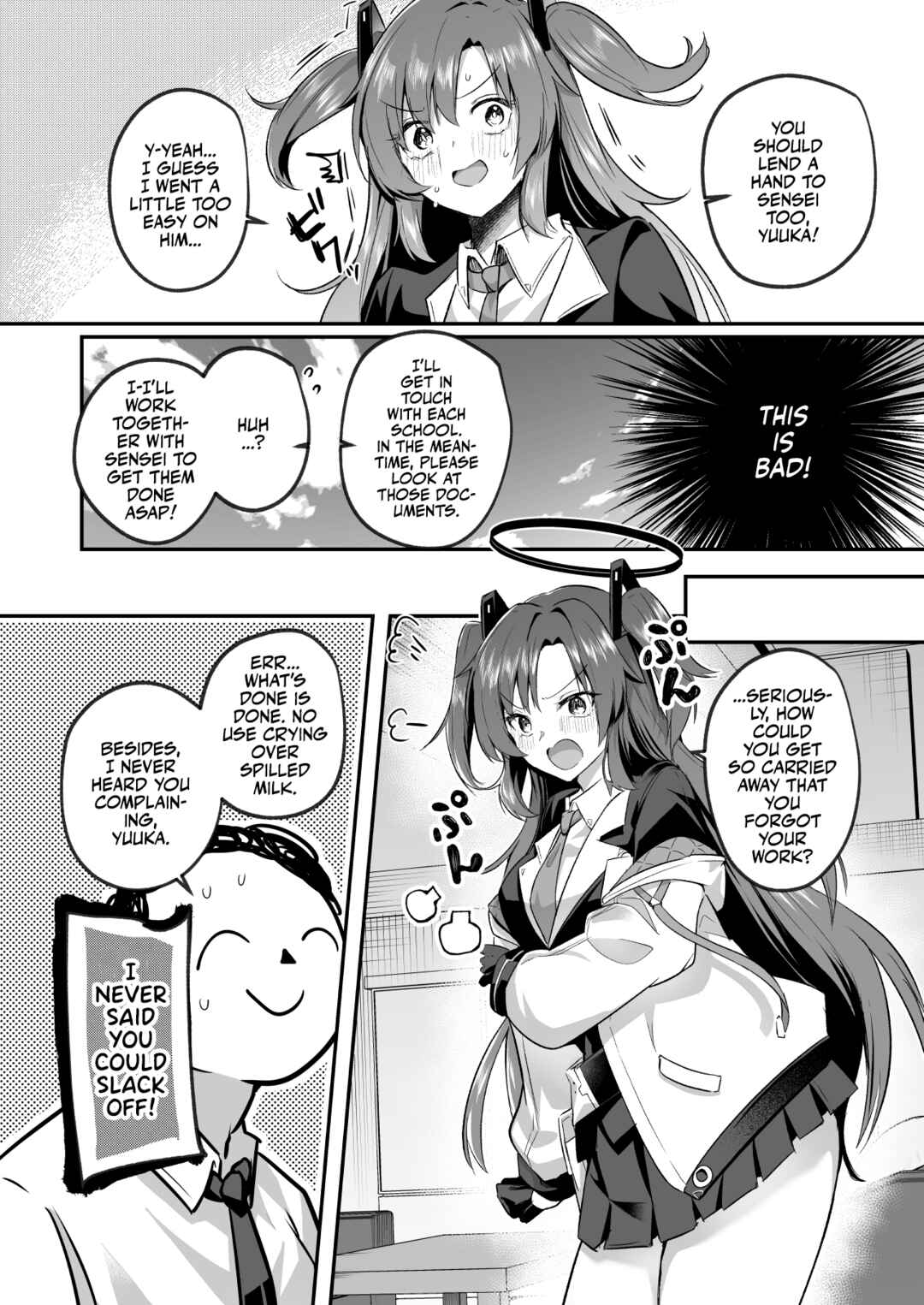 Page 5 Chapter Unknown_aa82 Blue Archive - Muramura ga Osamaranai Yuuka wa Sensei o Osotte Shimaimashita (Doujinshi)