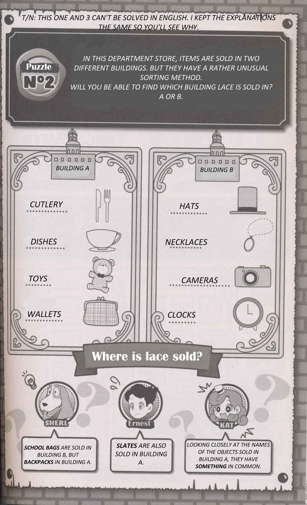Page 2 Chapter 3.5 Layton Mystery Detective Agency: Katris Puzzle Solving Files