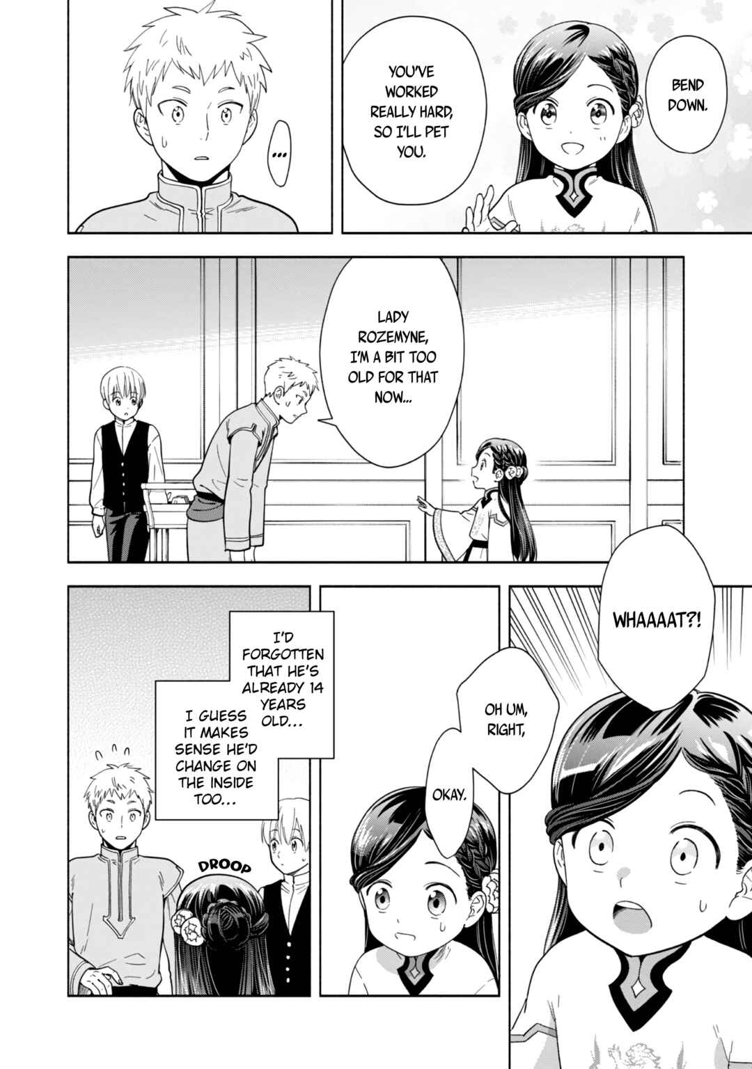 Page 3 Chapter 3.5 Honzuki no Gekokujou: Shisho ni Naru Tame ni wa Shudan o Erandeiraremasen—Dai 4-bu: Kizokuin no Toshokan o Sukuitai!