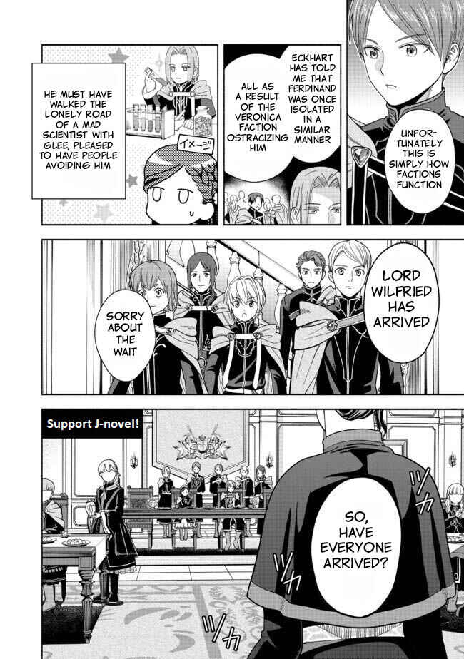 Page 11 Chapter 4 Honzuki no Gekokujou: Shisho ni Naru Tame ni wa Shudan o Erandeiraremasen—Dai 4-bu: Kizokuin no Toshokan o Sukuitai!