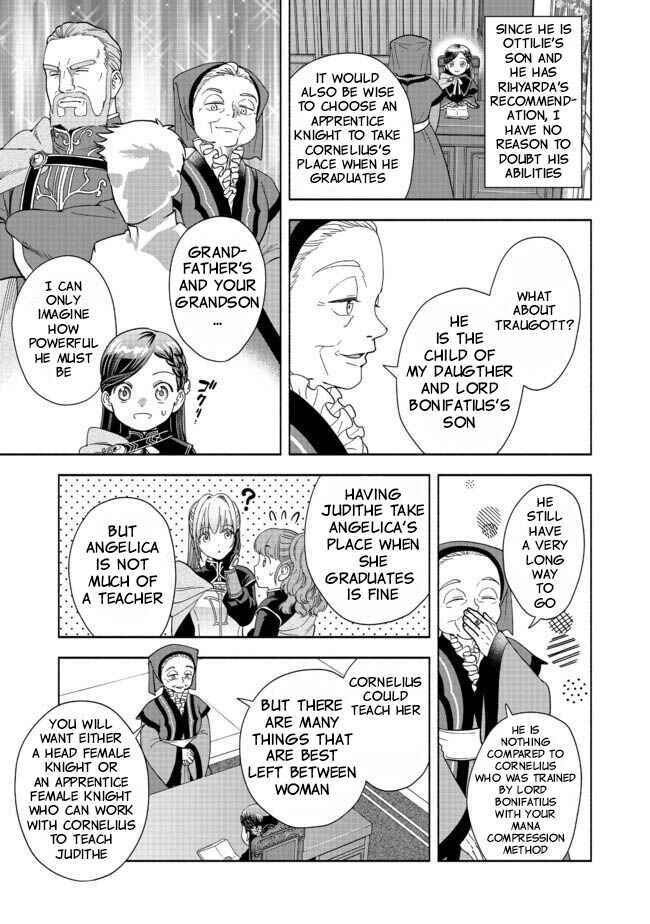 Page 18 Chapter 4 Honzuki no Gekokujou: Shisho ni Naru Tame ni wa Shudan o Erandeiraremasen—Dai 4-bu: Kizokuin no Toshokan o Sukuitai!