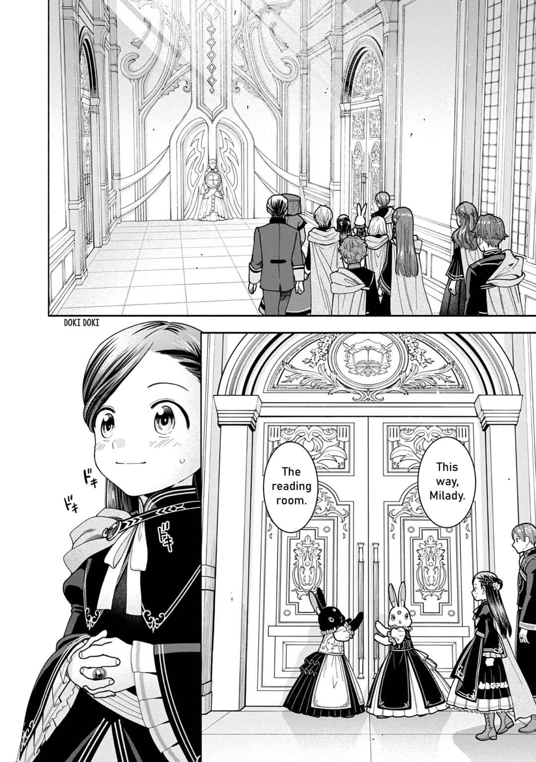 Page 10 Chapter 12 Honzuki no Gekokujou: Shisho ni Naru Tame ni wa Shudan o Erandeiraremasen—Dai 4-bu: Kizokuin no Toshokan o Sukuitai!