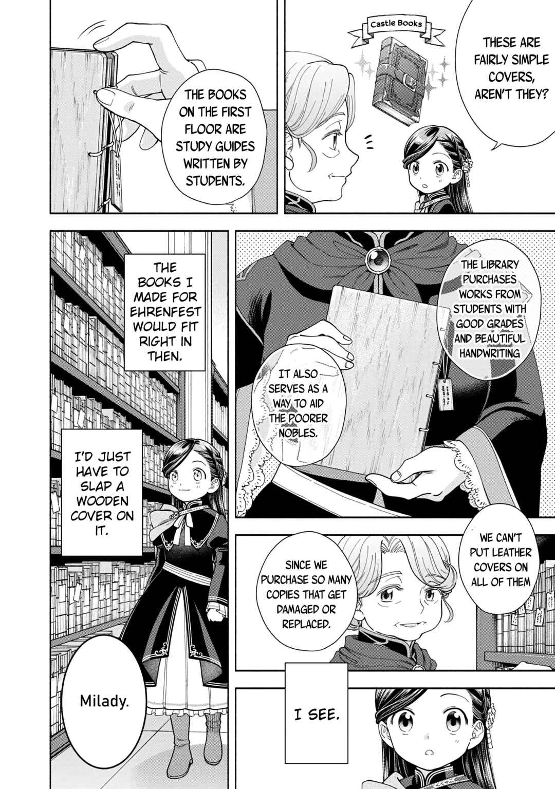 Page 17 Chapter 12 Honzuki no Gekokujou: Shisho ni Naru Tame ni wa Shudan o Erandeiraremasen—Dai 4-bu: Kizokuin no Toshokan o Sukuitai!