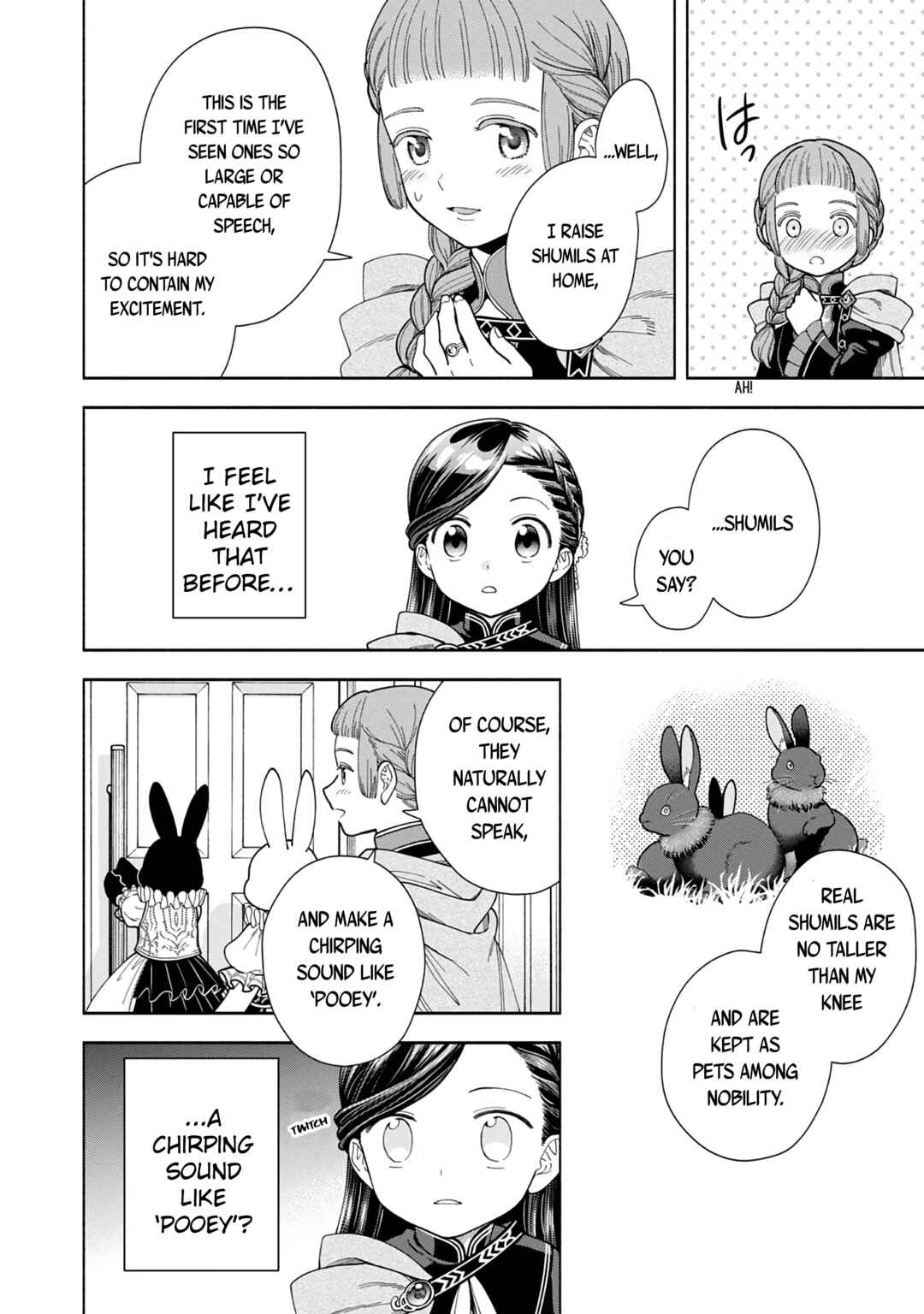 Page 8 Chapter 12 Honzuki no Gekokujou: Shisho ni Naru Tame ni wa Shudan o Erandeiraremasen—Dai 4-bu: Kizokuin no Toshokan o Sukuitai!