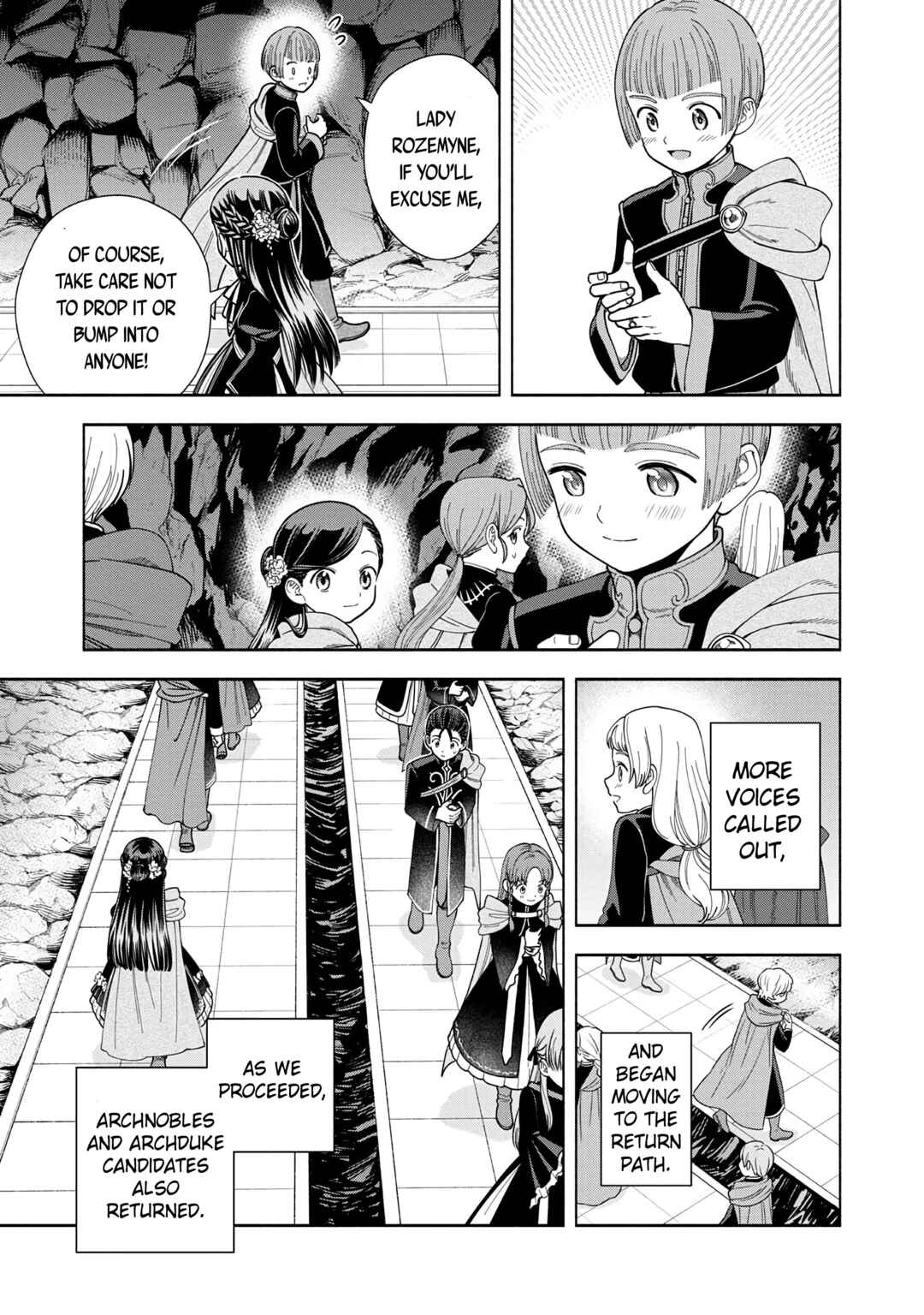 Page 17 Chapter 14 Honzuki no Gekokujou: Shisho ni Naru Tame ni wa Shudan o Erandeiraremasen—Dai 4-bu: Kizokuin no Toshokan o Sukuitai!