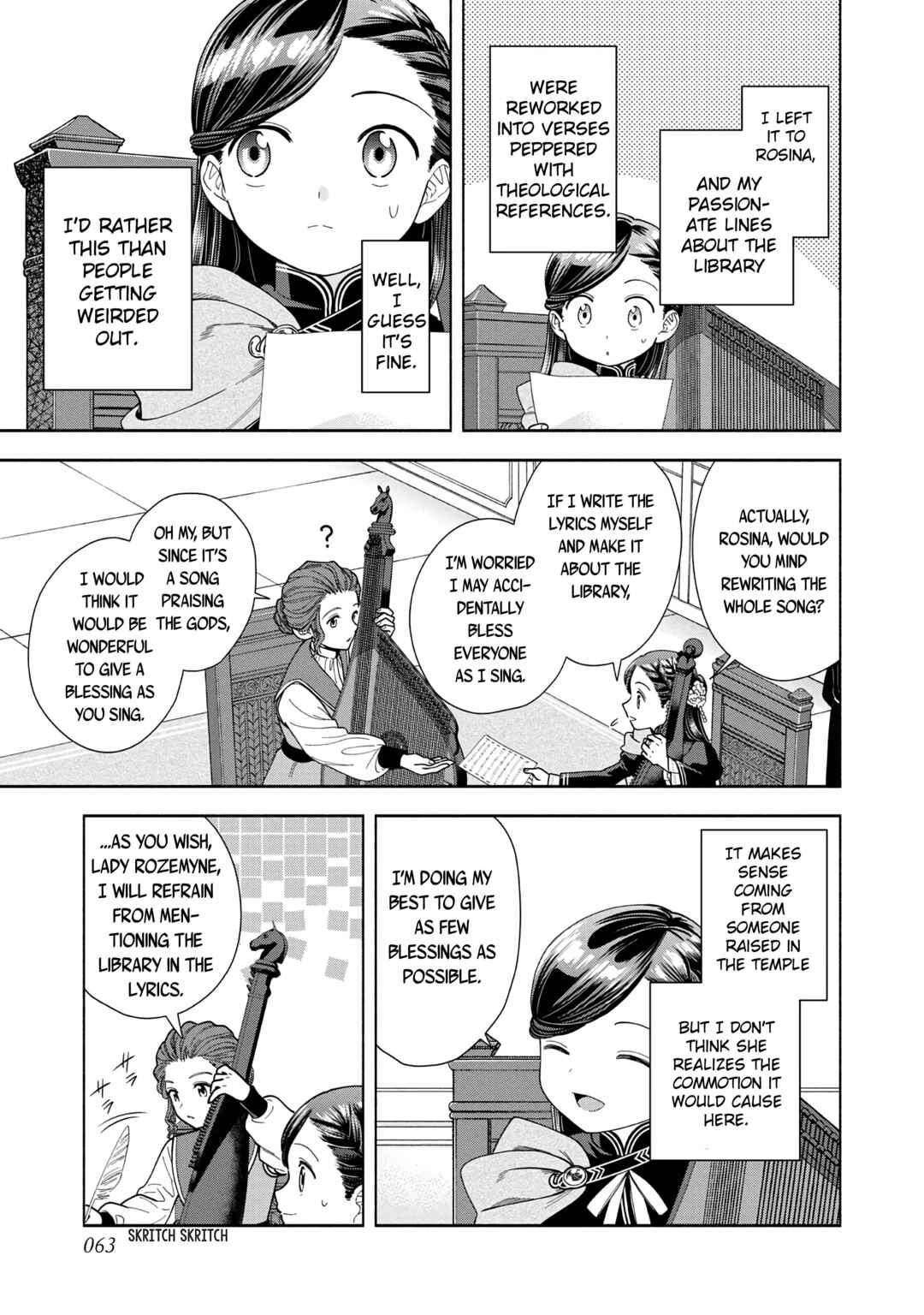 Page 29 Chapter 13 Honzuki no Gekokujou: Shisho ni Naru Tame ni wa Shudan o Erandeiraremasen—Dai 4-bu: Kizokuin no Toshokan o Sukuitai!