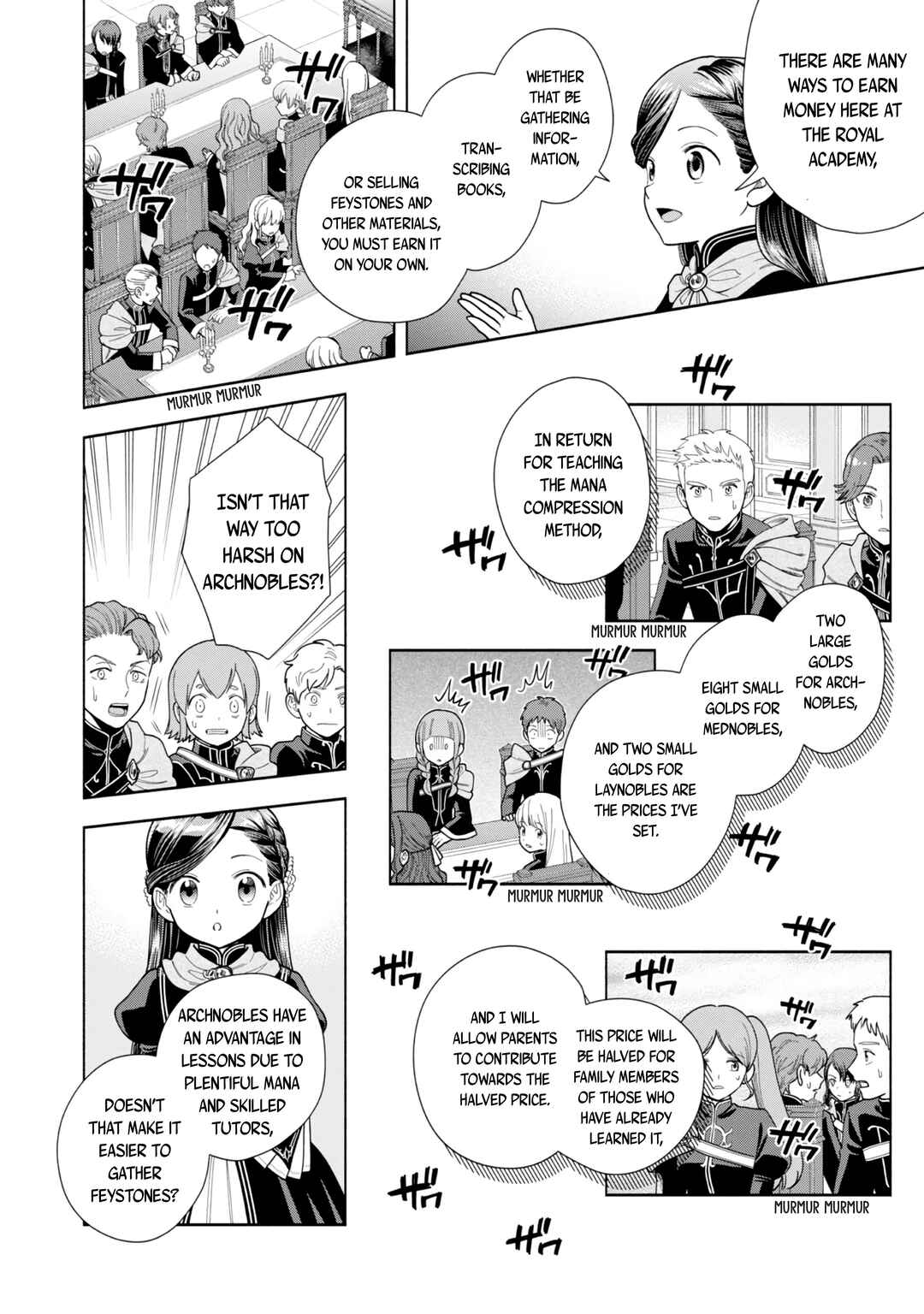 Page 11 Chapter 9 Honzuki no Gekokujou: Shisho ni Naru Tame ni wa Shudan o Erandeiraremasen—Dai 4-bu: Kizokuin no Toshokan o Sukuitai!