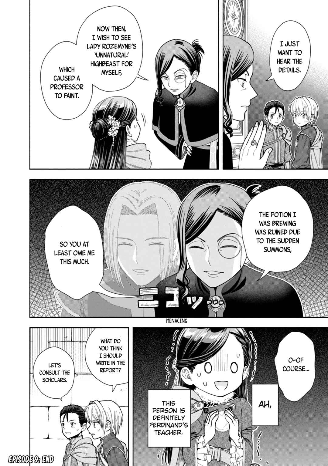 Page 33 Chapter 9 Honzuki no Gekokujou: Shisho ni Naru Tame ni wa Shudan o Erandeiraremasen—Dai 4-bu: Kizokuin no Toshokan o Sukuitai!