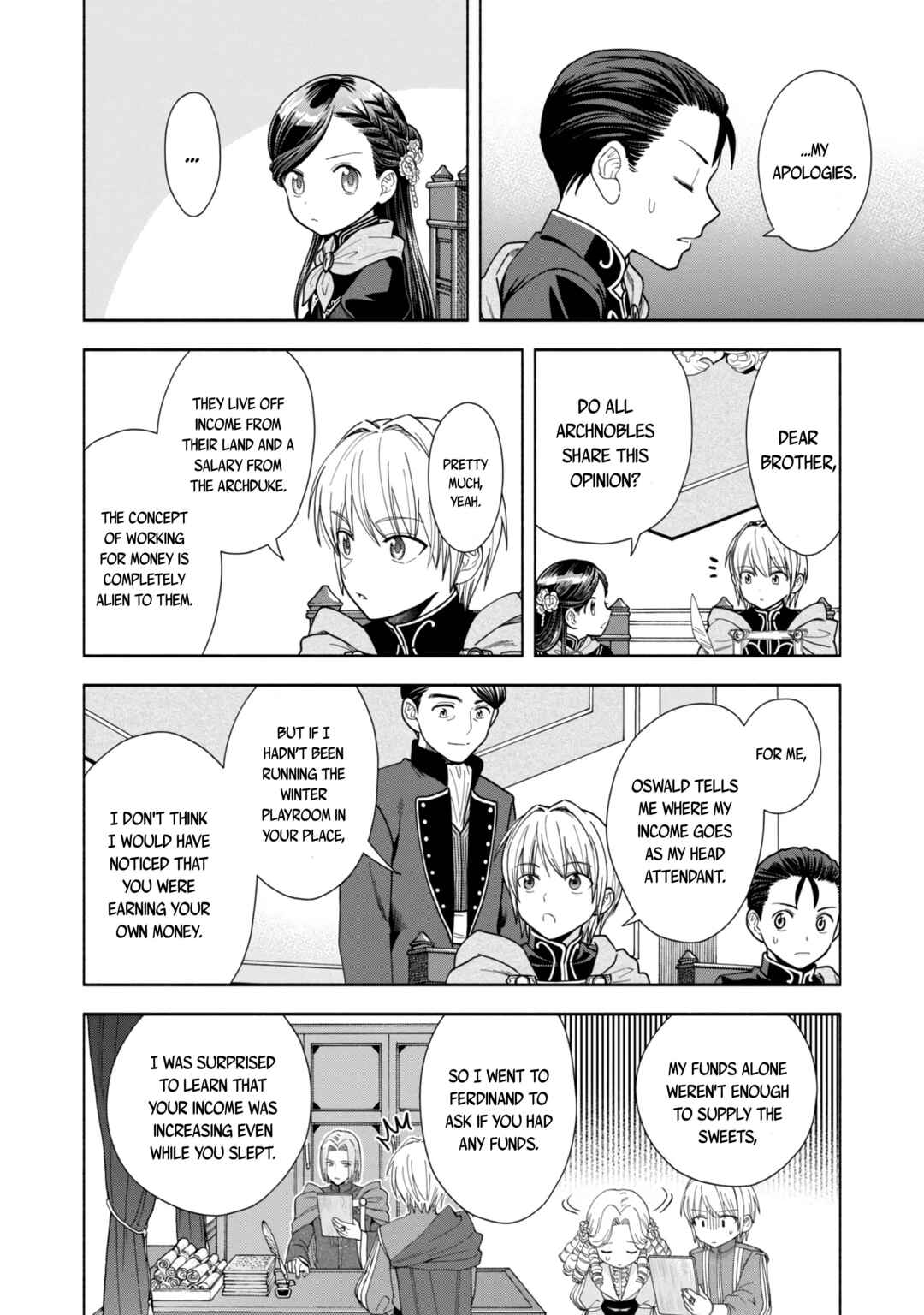 Page 5 Chapter 9 Honzuki no Gekokujou: Shisho ni Naru Tame ni wa Shudan o Erandeiraremasen—Dai 4-bu: Kizokuin no Toshokan o Sukuitai!