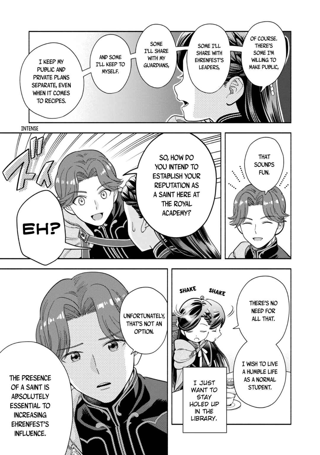 Page 21 Chapter 6 Honzuki no Gekokujou: Shisho ni Naru Tame ni wa Shudan o Erandeiraremasen—Dai 4-bu: Kizokuin no Toshokan o Sukuitai!