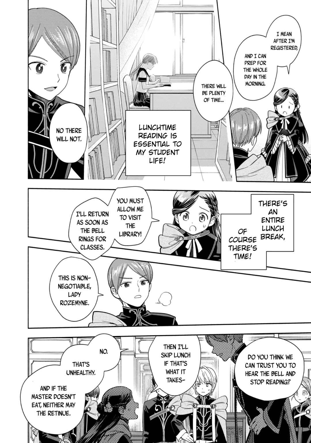 Page 26 Chapter 6 Honzuki no Gekokujou: Shisho ni Naru Tame ni wa Shudan o Erandeiraremasen—Dai 4-bu: Kizokuin no Toshokan o Sukuitai!