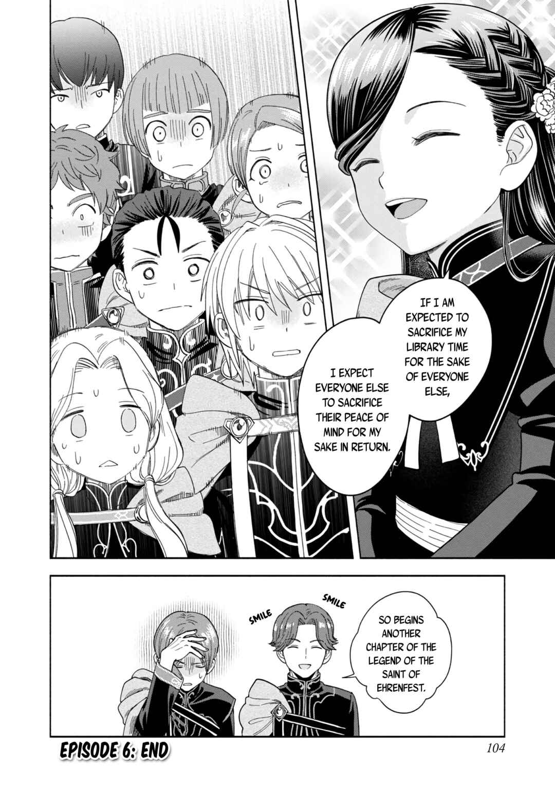 Page 32 Chapter 6 Honzuki no Gekokujou: Shisho ni Naru Tame ni wa Shudan o Erandeiraremasen—Dai 4-bu: Kizokuin no Toshokan o Sukuitai!