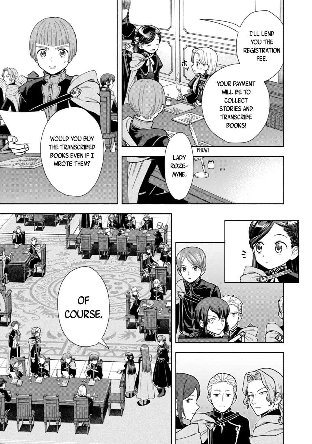 Page 14 Chapter 8 Honzuki no Gekokujou: Shisho ni Naru Tame ni wa Shudan o Erandeiraremasen—Dai 4-bu: Kizokuin no Toshokan o Sukuitai!