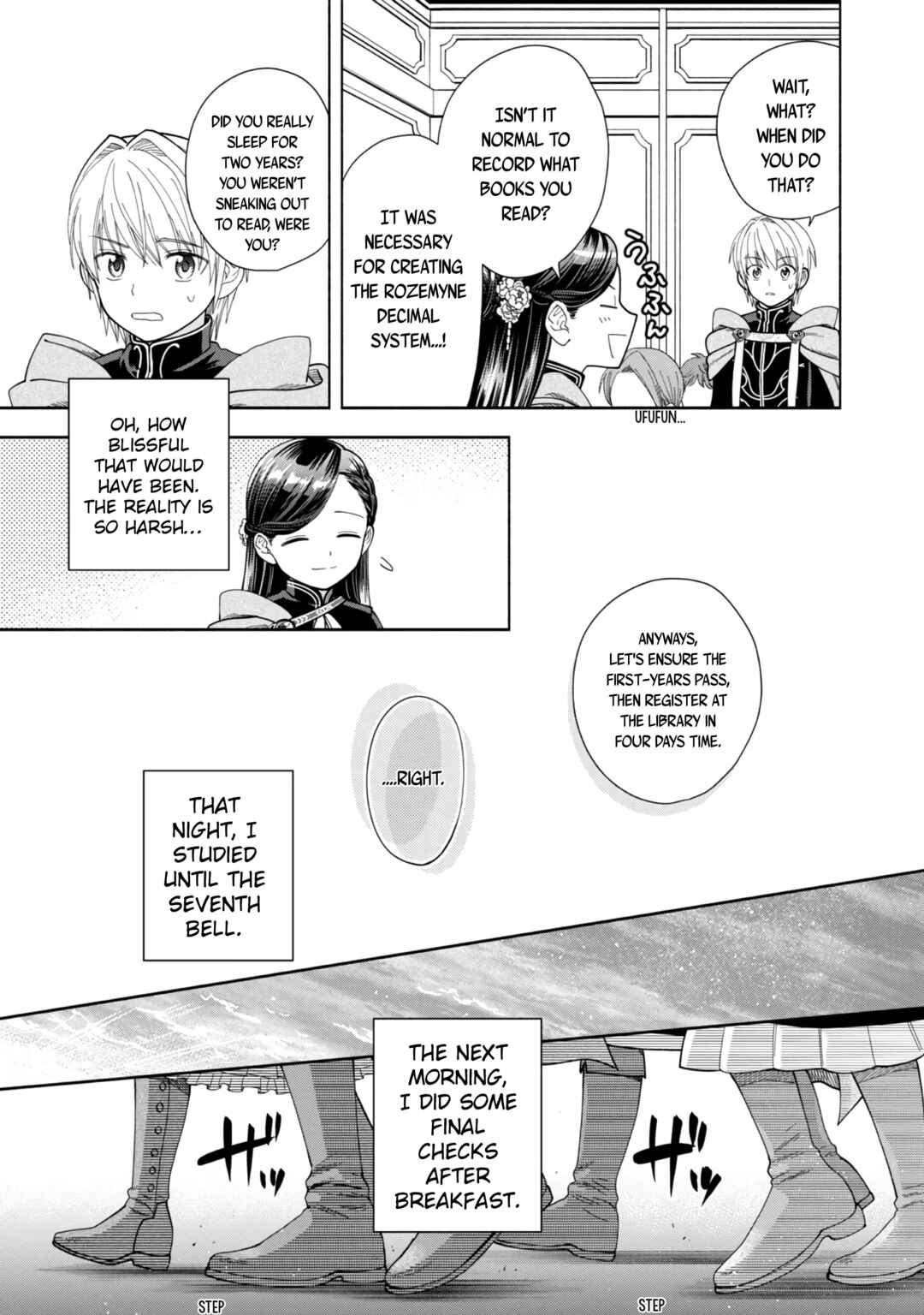 Page 16 Chapter 8 Honzuki no Gekokujou: Shisho ni Naru Tame ni wa Shudan o Erandeiraremasen—Dai 4-bu: Kizokuin no Toshokan o Sukuitai!