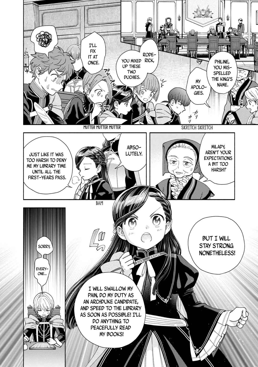 Page 5 Chapter 7 Honzuki no Gekokujou: Shisho ni Naru Tame ni wa Shudan o Erandeiraremasen—Dai 4-bu: Kizokuin no Toshokan o Sukuitai!