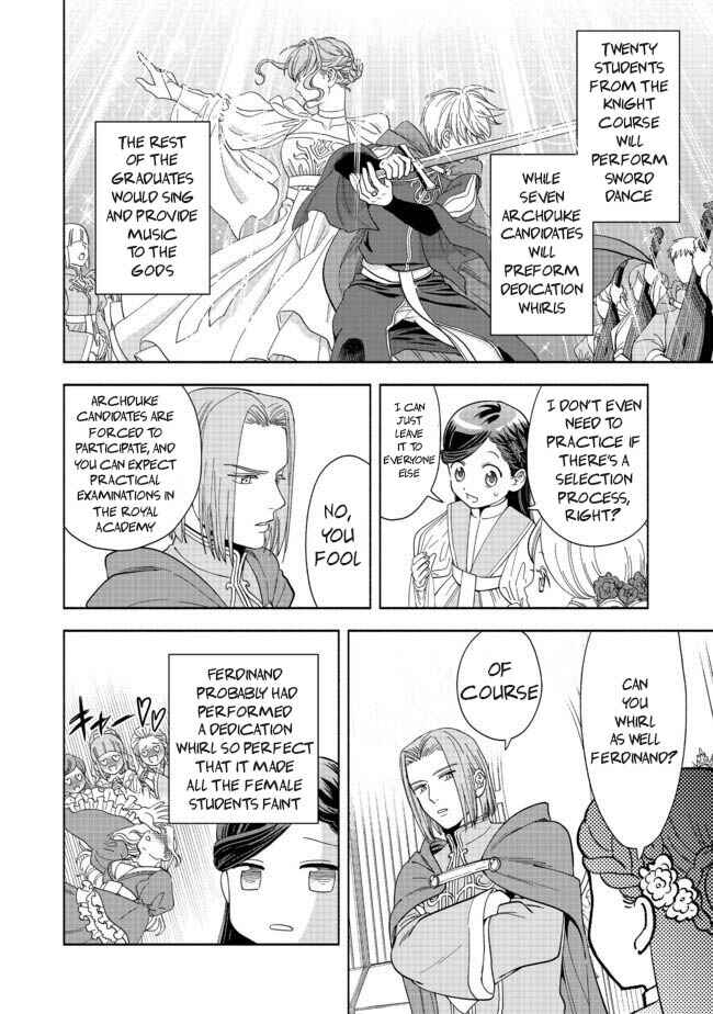 Page 25 Chapter 2 Honzuki no Gekokujou: Shisho ni Naru Tame ni wa Shudan o Erandeiraremasen—Dai 4-bu: Kizokuin no Toshokan o Sukuitai!
