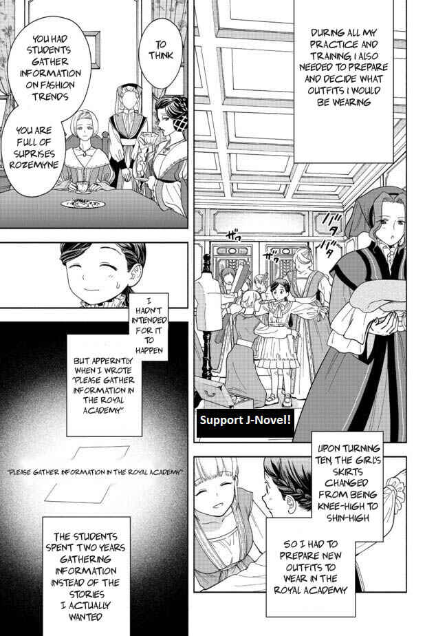 Page 28 Chapter 2 Honzuki no Gekokujou: Shisho ni Naru Tame ni wa Shudan o Erandeiraremasen—Dai 4-bu: Kizokuin no Toshokan o Sukuitai!