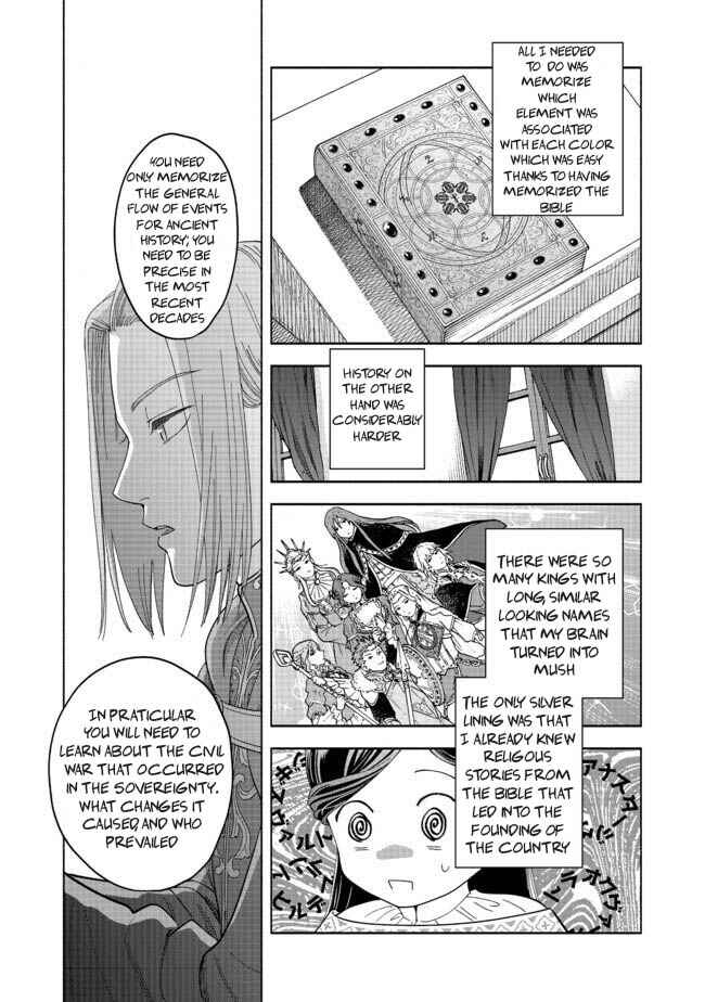 Page 30 Chapter 2 Honzuki no Gekokujou: Shisho ni Naru Tame ni wa Shudan o Erandeiraremasen—Dai 4-bu: Kizokuin no Toshokan o Sukuitai!