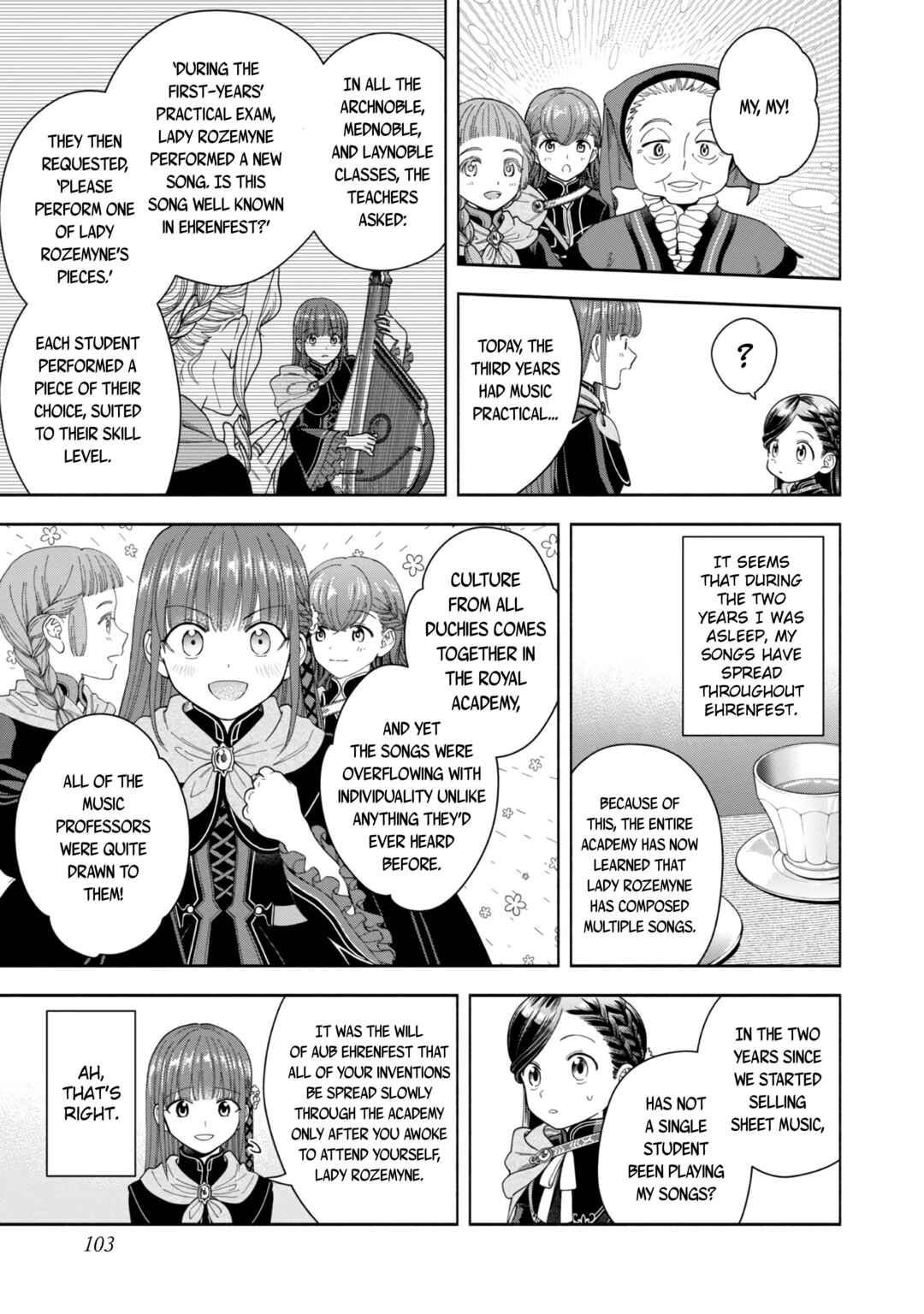 Page 32 Chapter 10 Honzuki no Gekokujou: Shisho ni Naru Tame ni wa Shudan o Erandeiraremasen—Dai 4-bu: Kizokuin no Toshokan o Sukuitai!