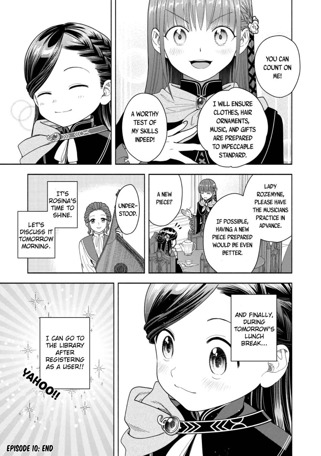Page 34 Chapter 10 Honzuki no Gekokujou: Shisho ni Naru Tame ni wa Shudan o Erandeiraremasen—Dai 4-bu: Kizokuin no Toshokan o Sukuitai!