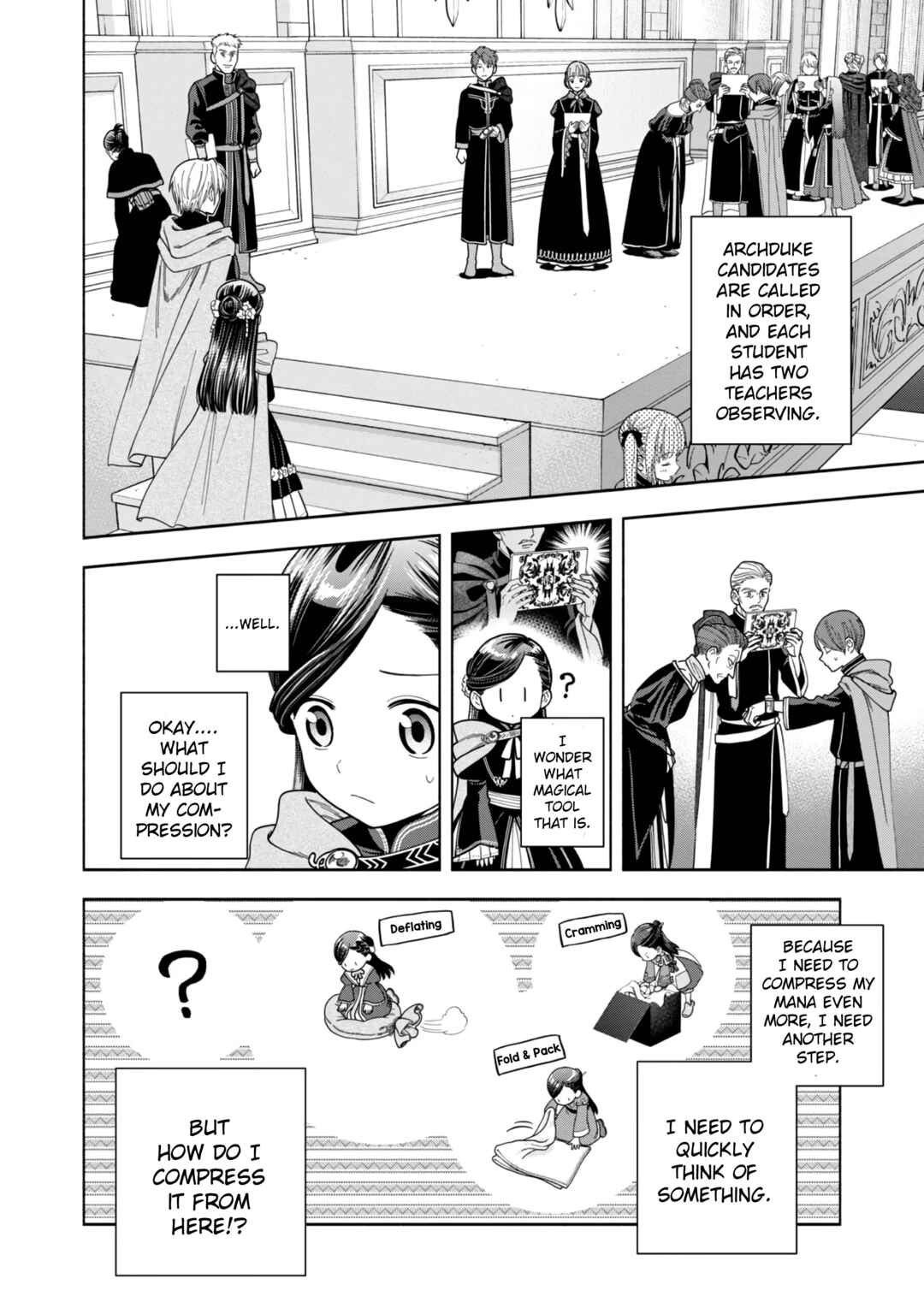 Page 7 Chapter 10 Honzuki no Gekokujou: Shisho ni Naru Tame ni wa Shudan o Erandeiraremasen—Dai 4-bu: Kizokuin no Toshokan o Sukuitai!