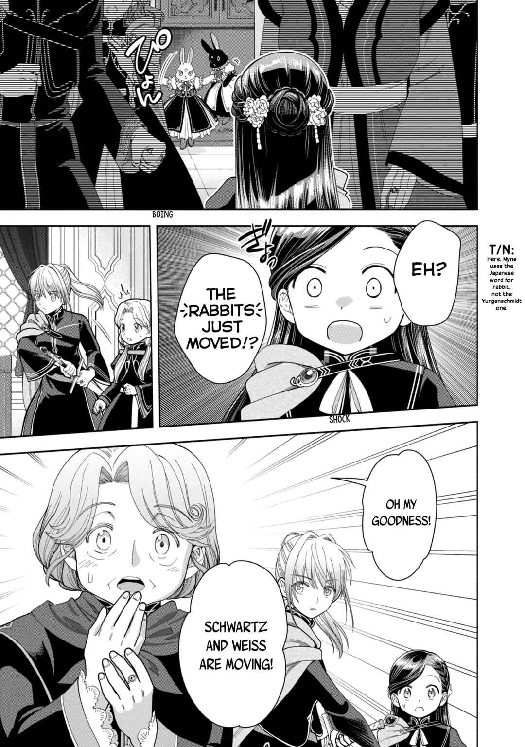 Page 29 Chapter 11 Honzuki no Gekokujou: Shisho ni Naru Tame ni wa Shudan o Erandeiraremasen—Dai 4-bu: Kizokuin no Toshokan o Sukuitai!