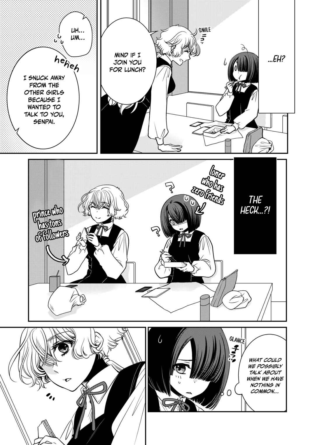 Page 11 Chapter 4 The Prince of the Girls’ School Seems to Only Have Eyes for Me Yuri Anthology Comic