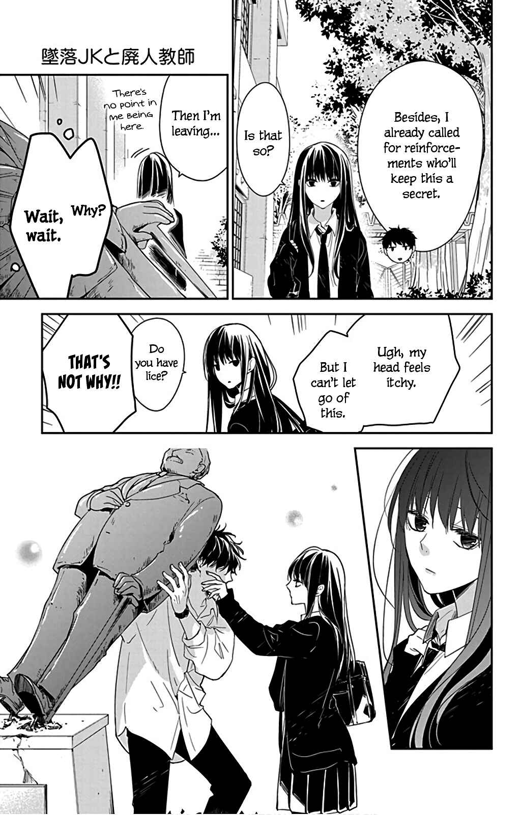 Page 9 Chapter 50 Tsuiraku JK to Haijin Kyoushi