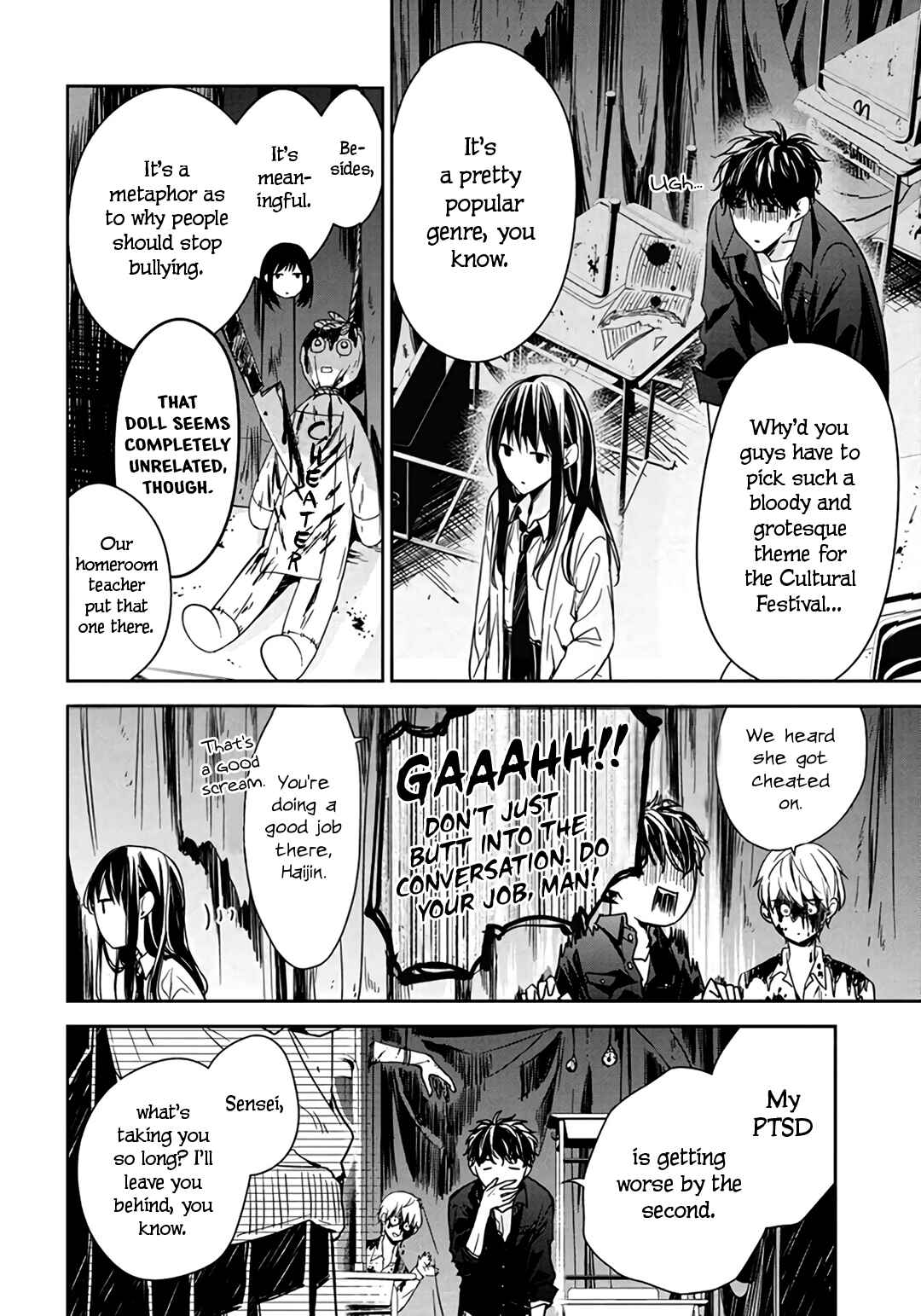 Page 12 Chapter 30 Tsuiraku JK to Haijin Kyoushi