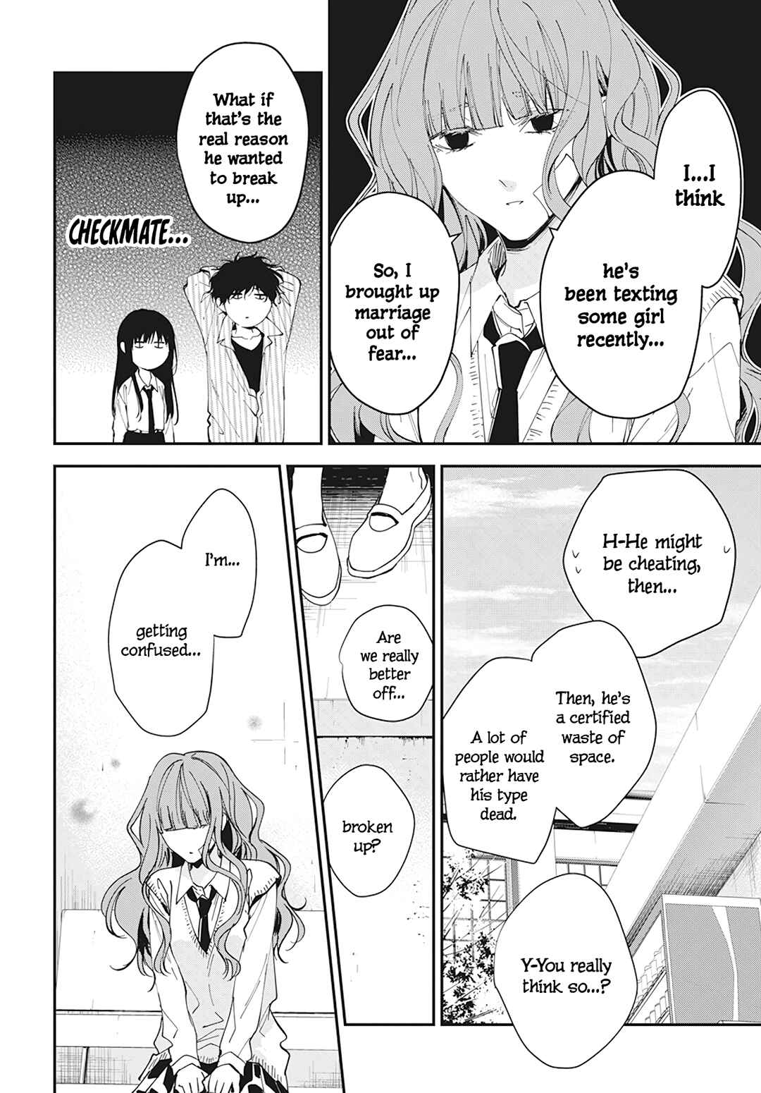 Page 12 Chapter 98 Tsuiraku JK to Haijin Kyoushi
